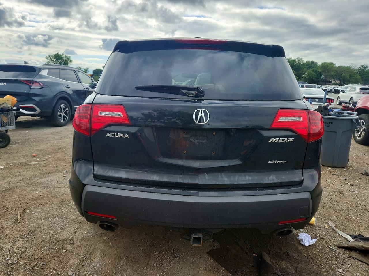 2008 Acura Mdx Technology Black vin: 2HNYD28378H512468