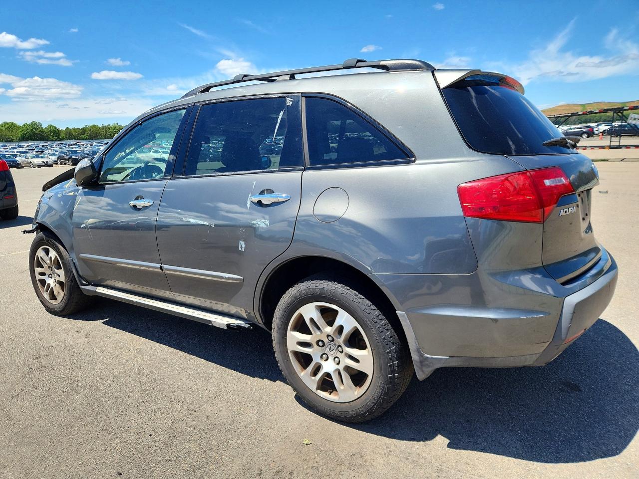 2008 Acura Mdx Technology Gray vin: 2HNYD28378H536768