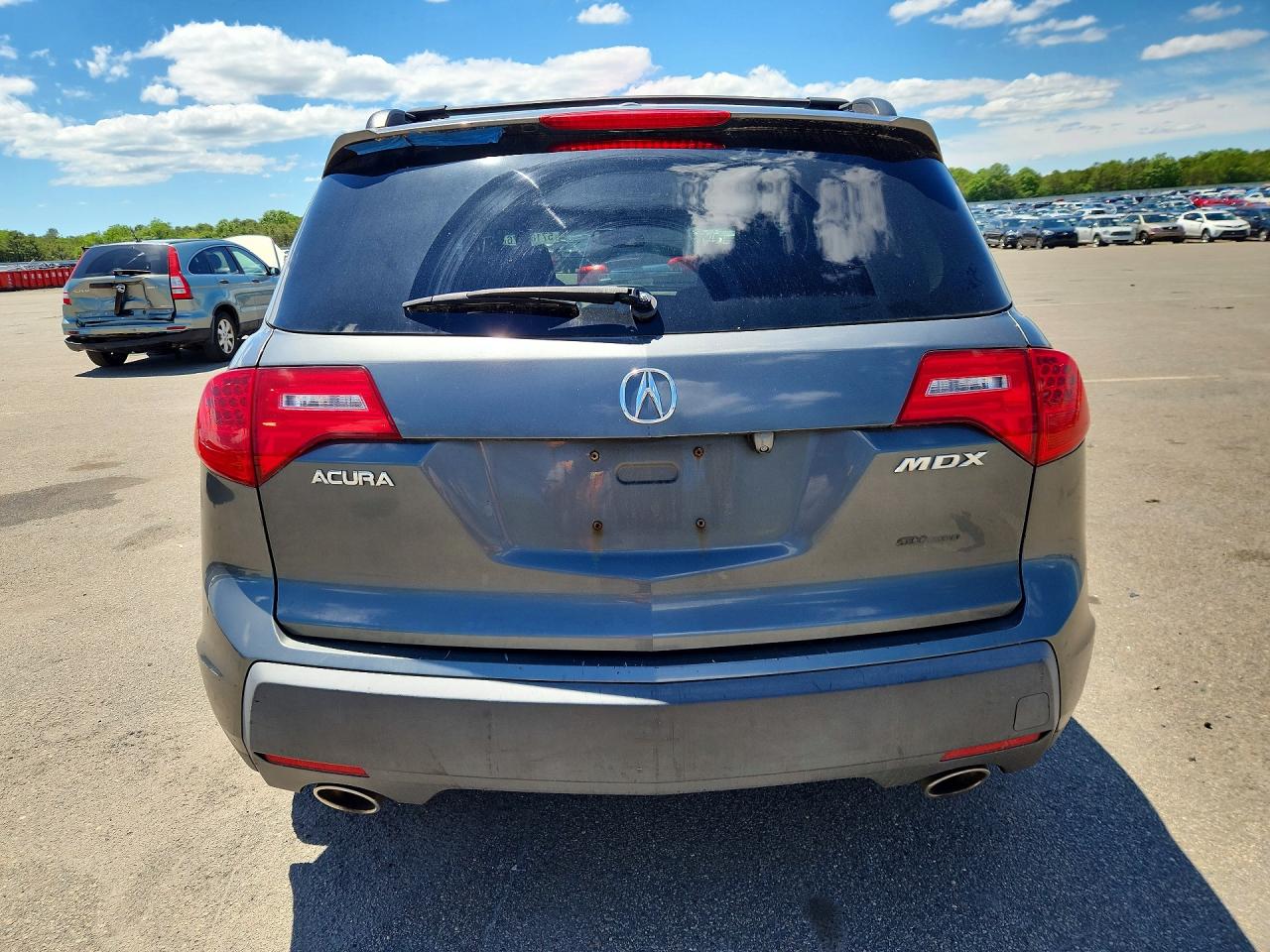2008 Acura Mdx Technology Gray vin: 2HNYD28378H536768