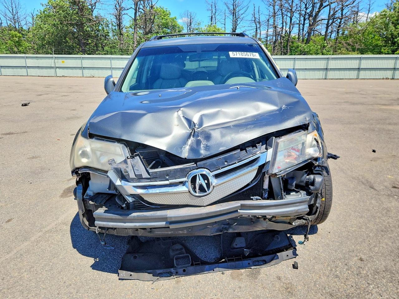 2008 Acura Mdx Technology Gray vin: 2HNYD28378H536768