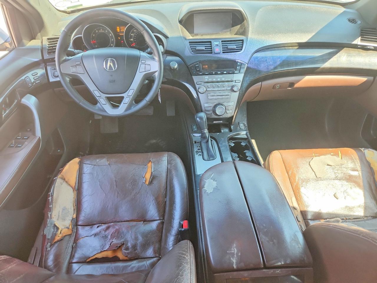 2007 Acura Mdx Technology White vin: 2HNYD28387H538110