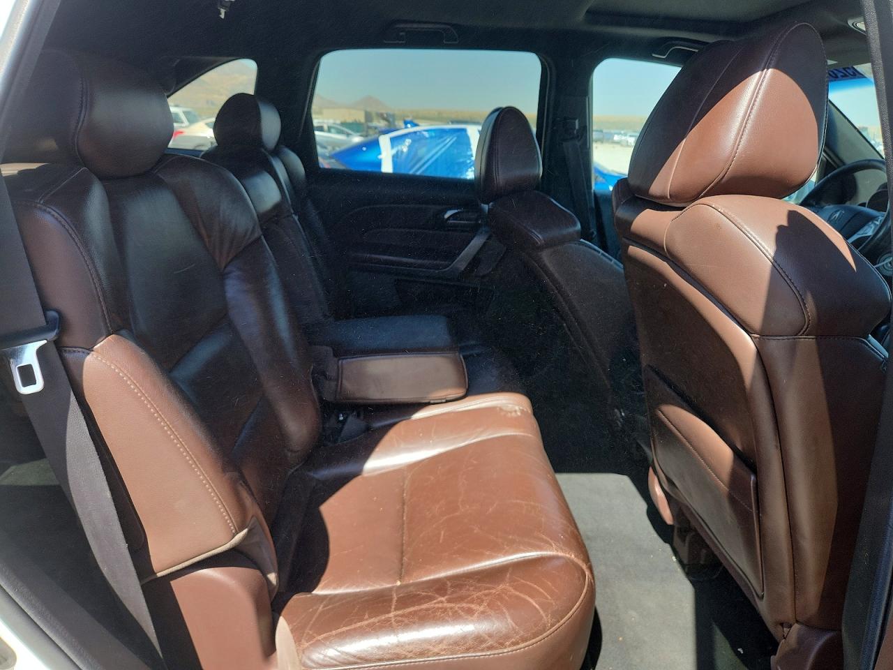 2007 Acura Mdx Technology White vin: 2HNYD28387H538110