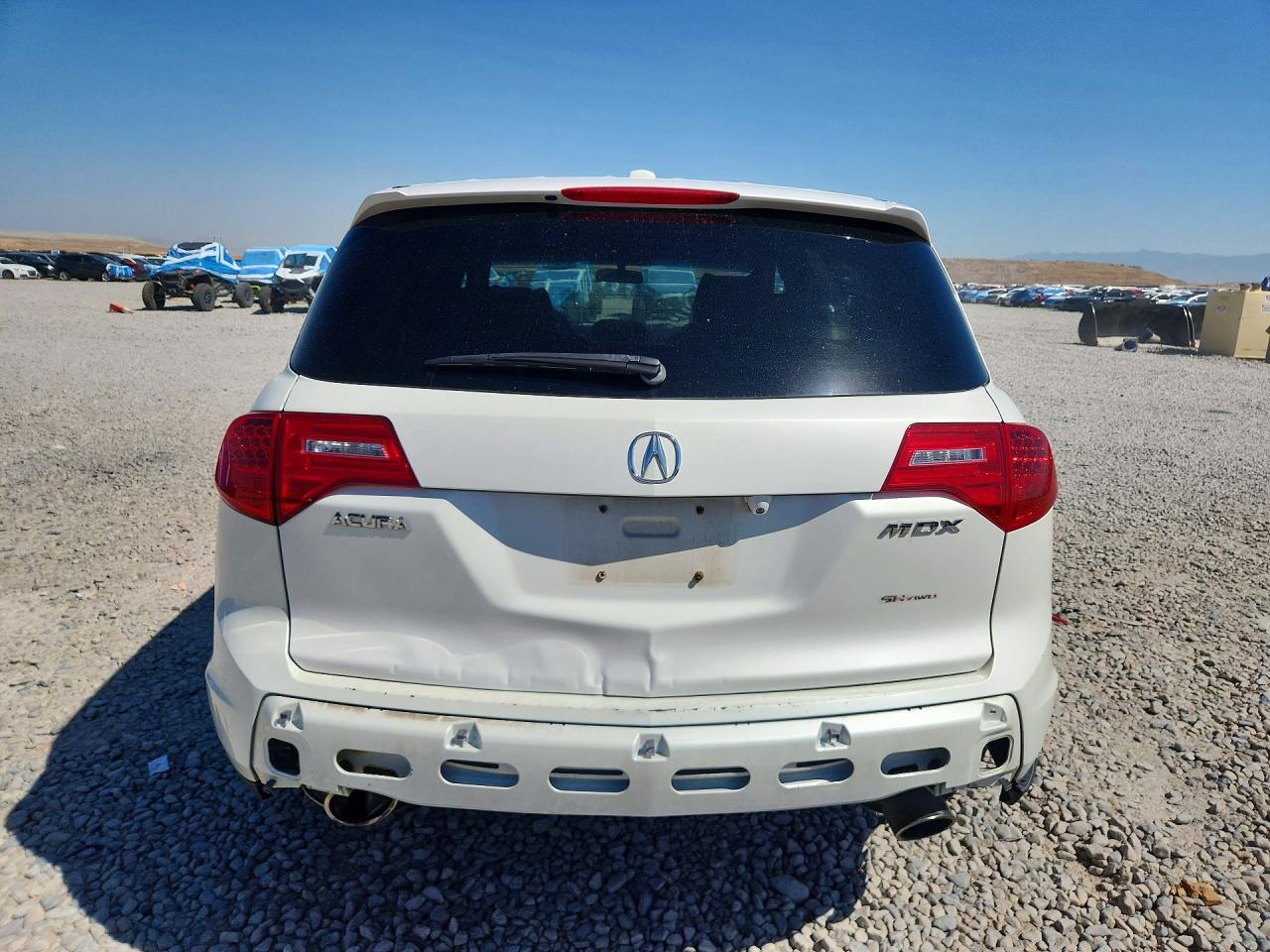 2007 Acura Mdx Technology White vin: 2HNYD28387H538110