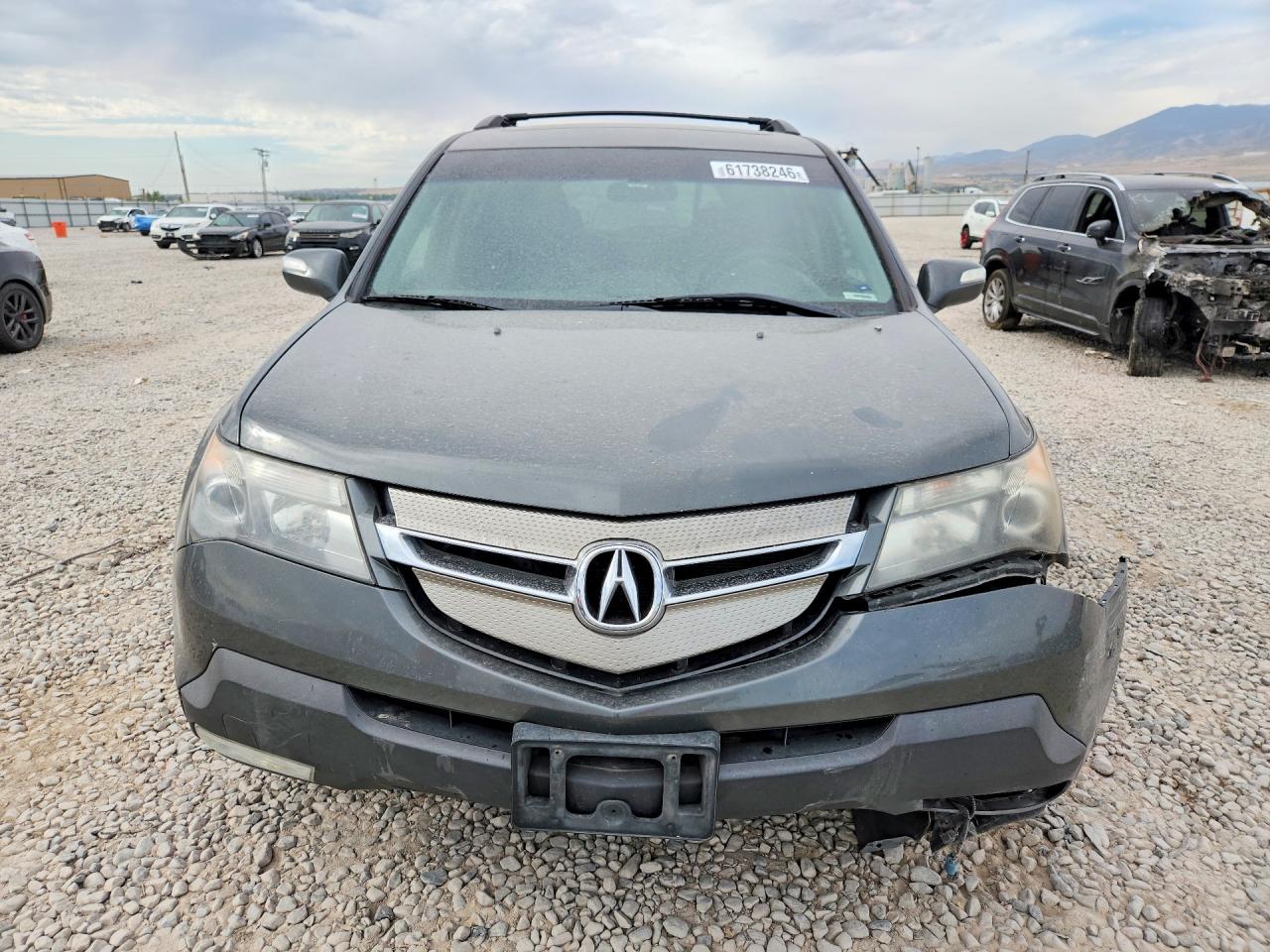 2007 Acura Mdx Technology Gray vin: 2HNYD28387H546661