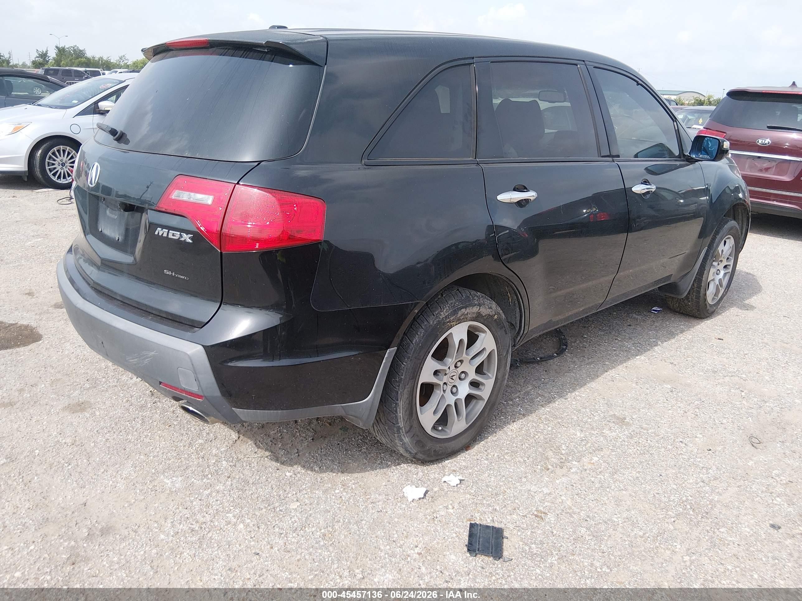 2008 Acura Mdx Technology Package Черный vin: 2HNYD28388H525780
