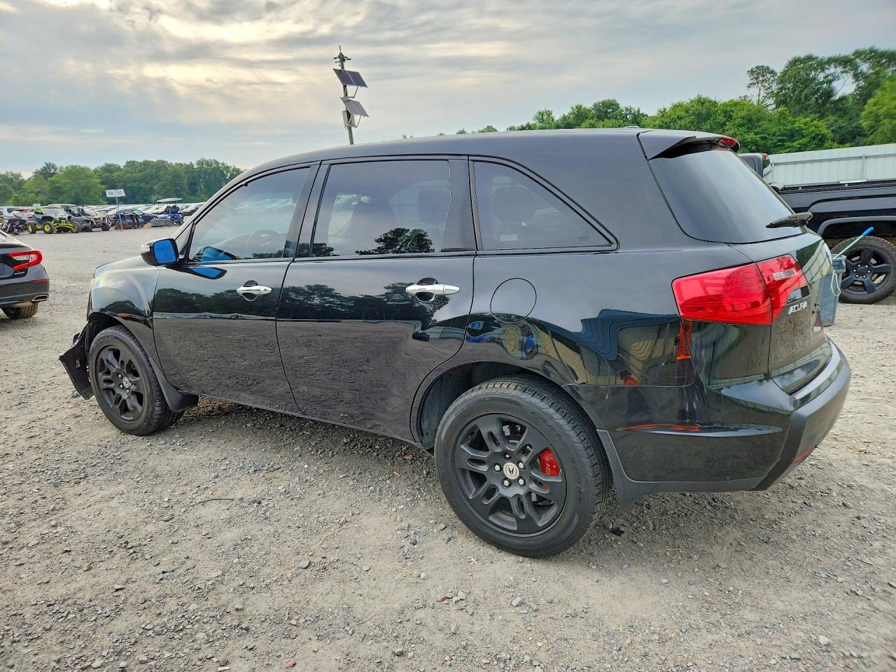 2007 Acura Mdx Technology Black vin: 2HNYD28397H511336
