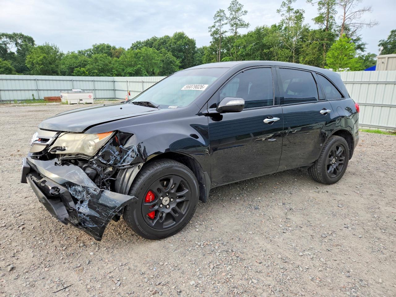 2007 Acura Mdx Technology Черный vin: 2HNYD28397H511336