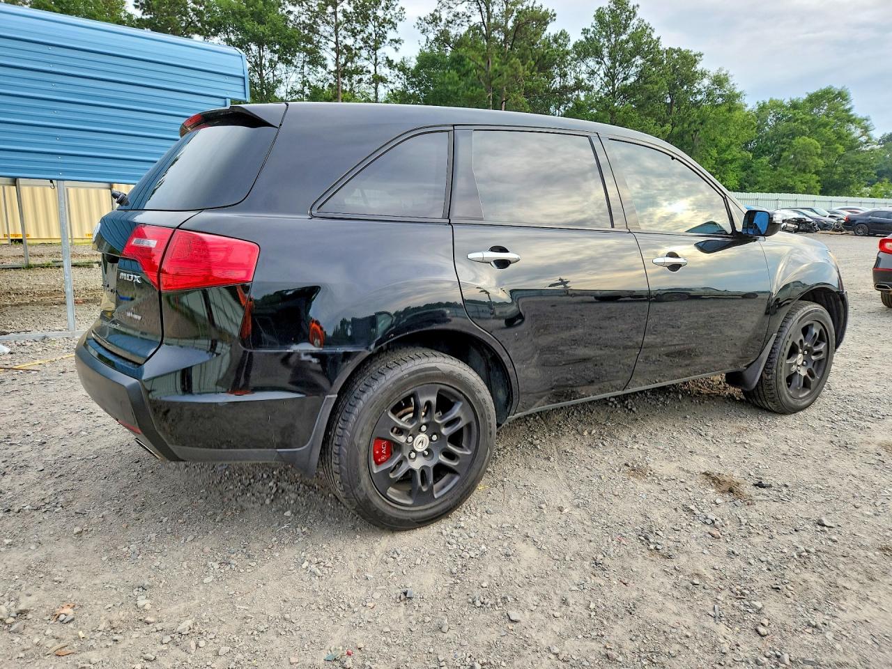 2007 Acura Mdx Technology Black vin: 2HNYD28397H511336