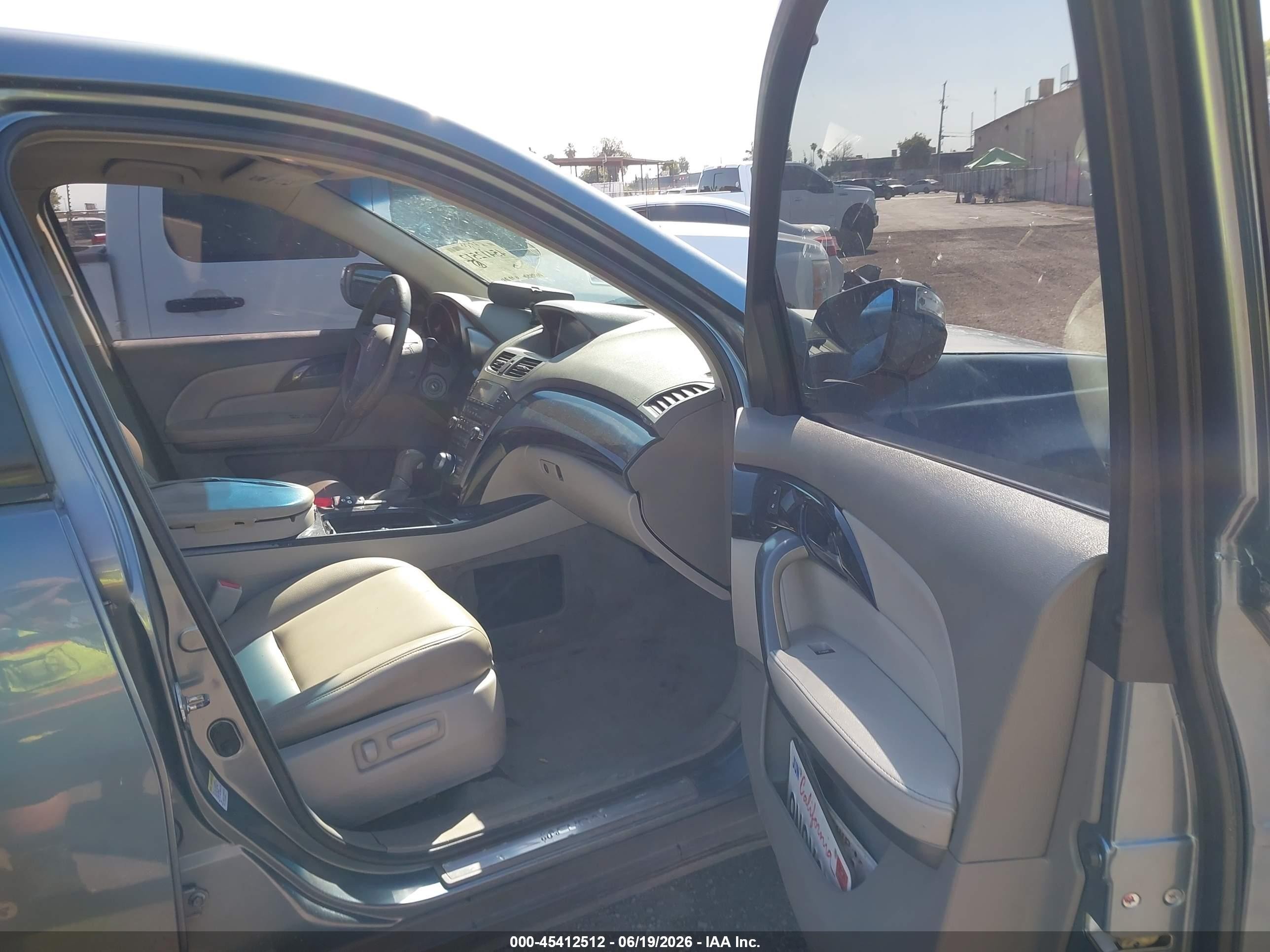 2007 Acura Mdx Technology Package Blue vin: 2HNYD28397H536219