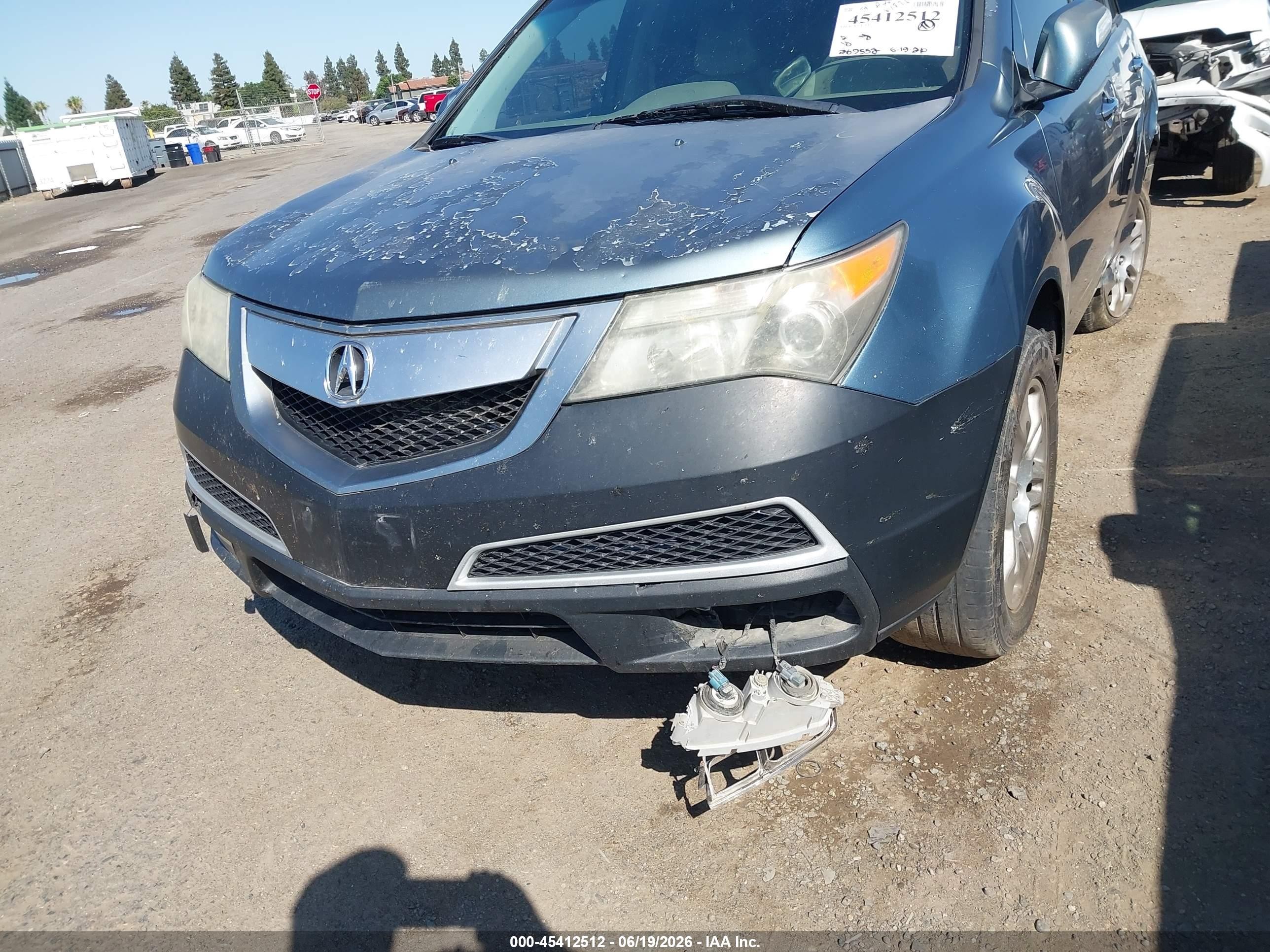 2007 Acura Mdx Technology Package Blue vin: 2HNYD28397H536219