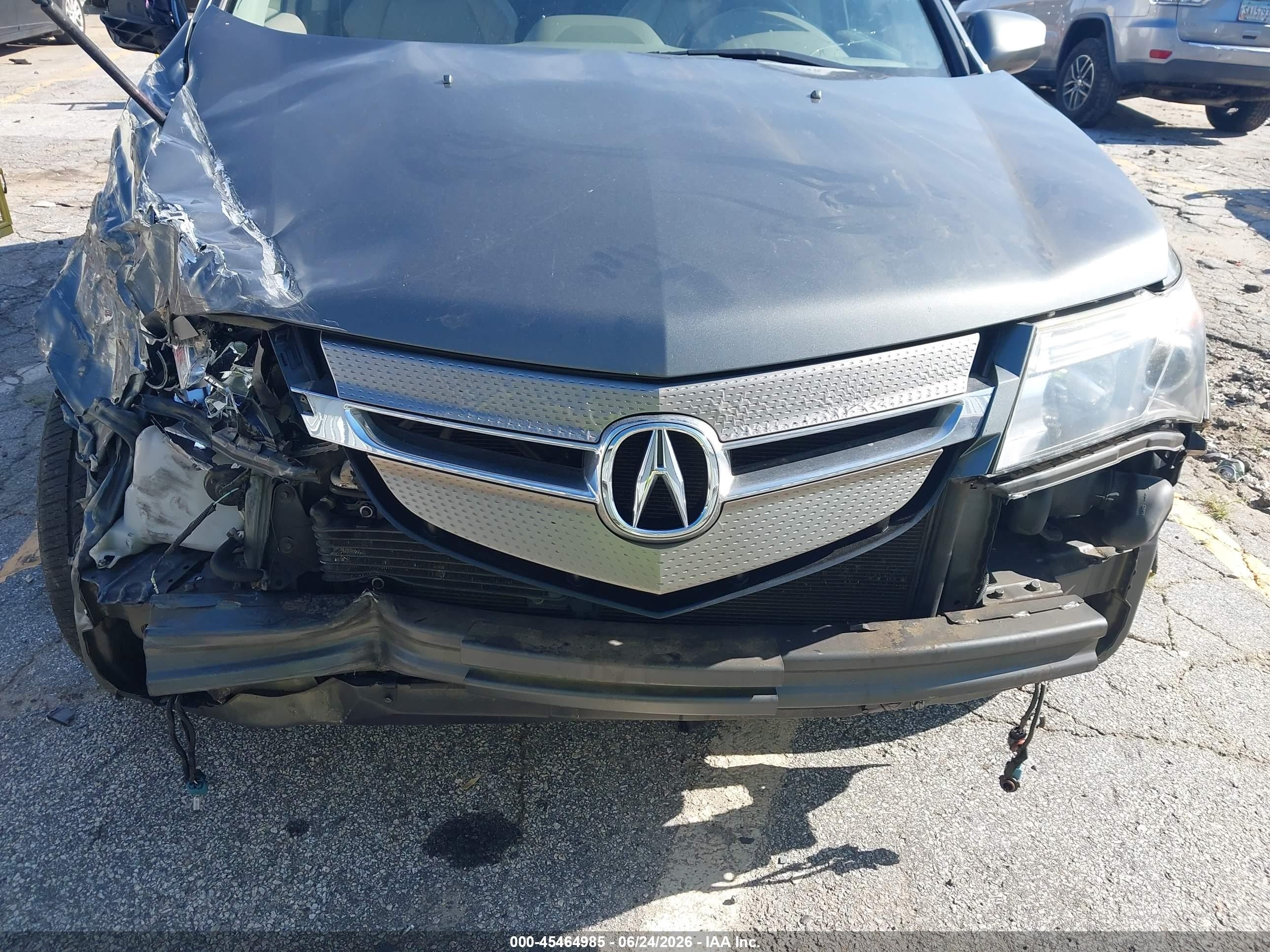 2007 Acura Mdx Technology Package Gray vin: 2HNYD28397H543641