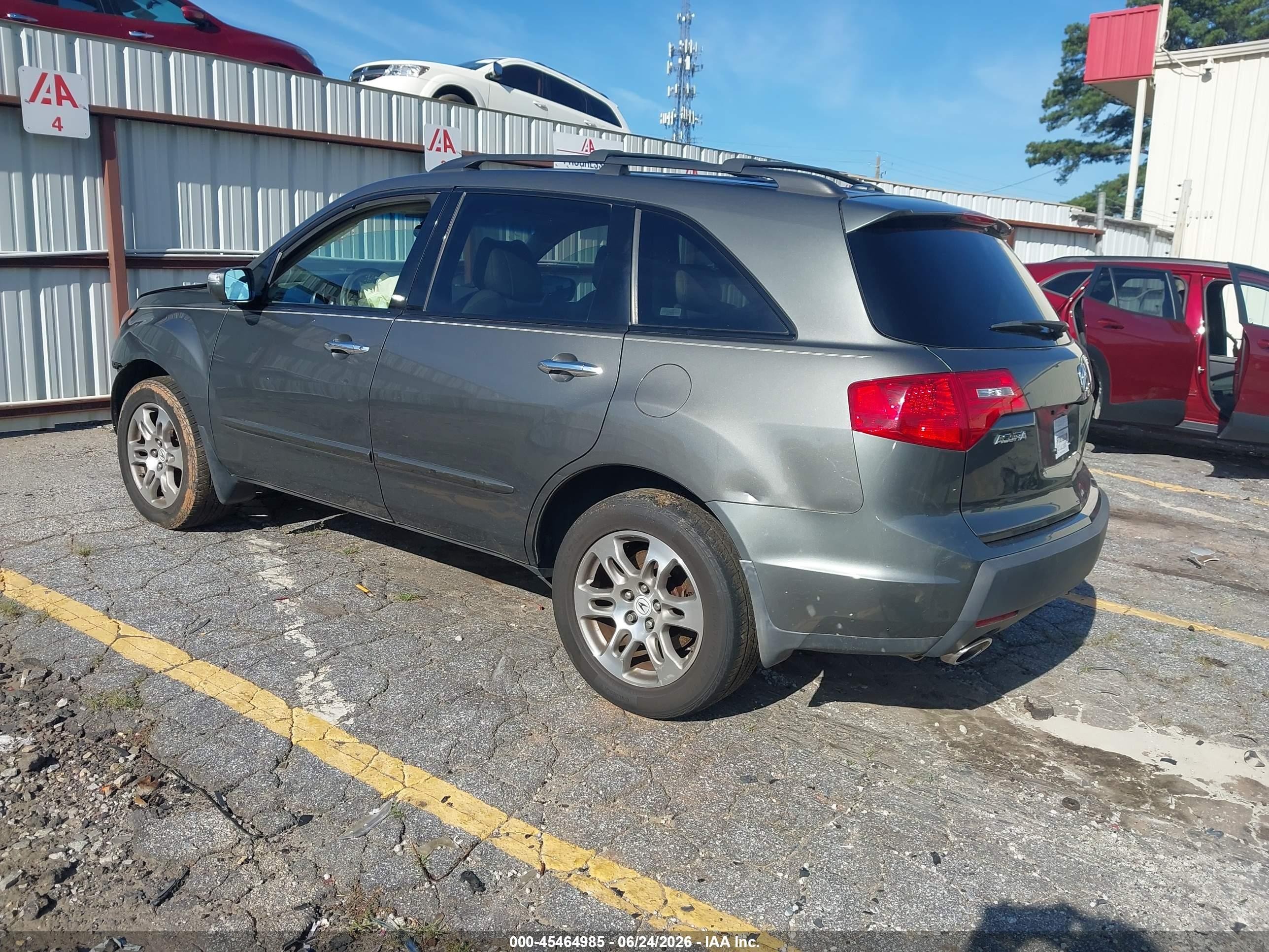 2007 Acura Mdx Technology Package Gray vin: 2HNYD28397H543641