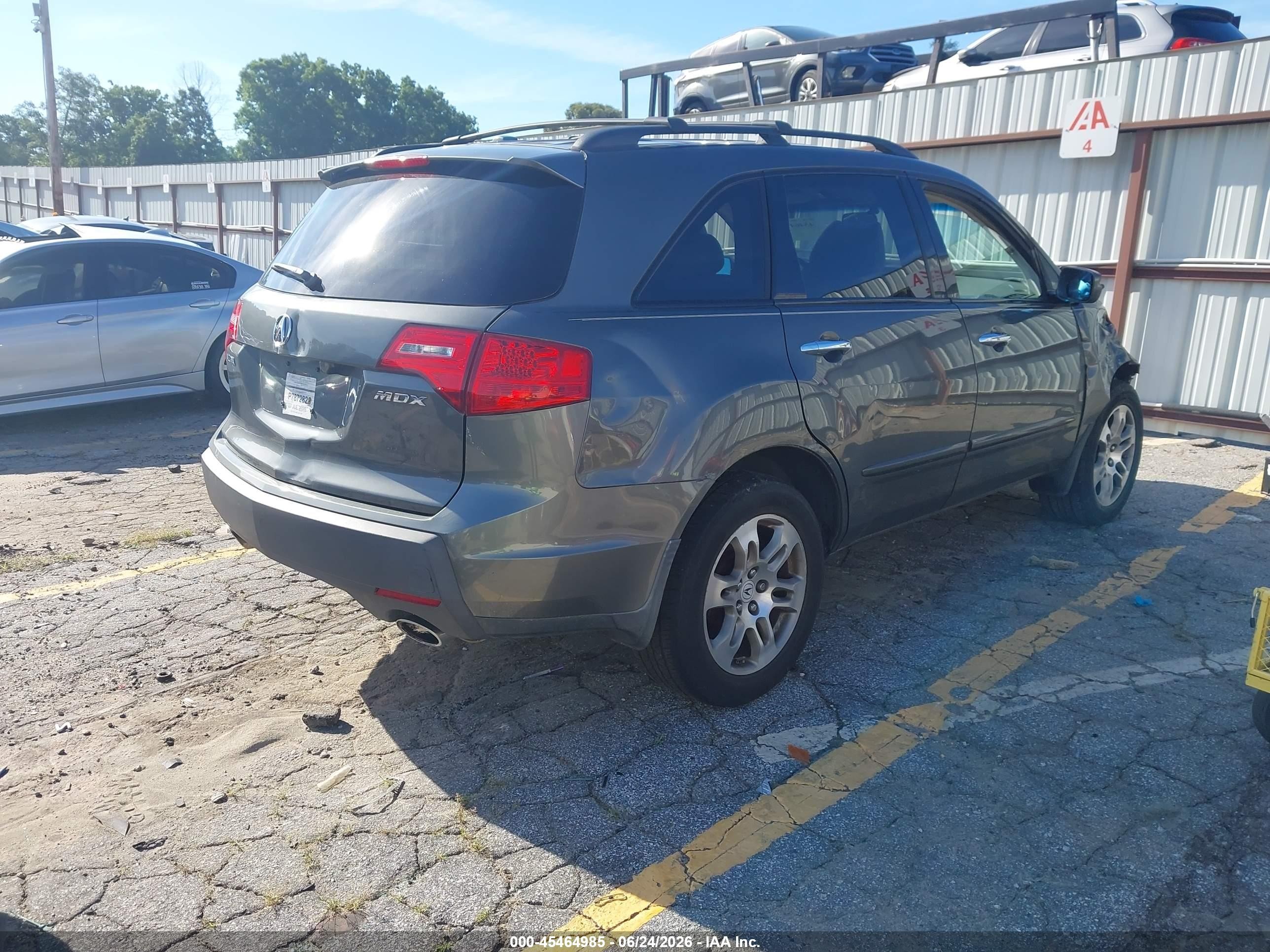 2007 Acura Mdx Technology Package Gray vin: 2HNYD28397H543641