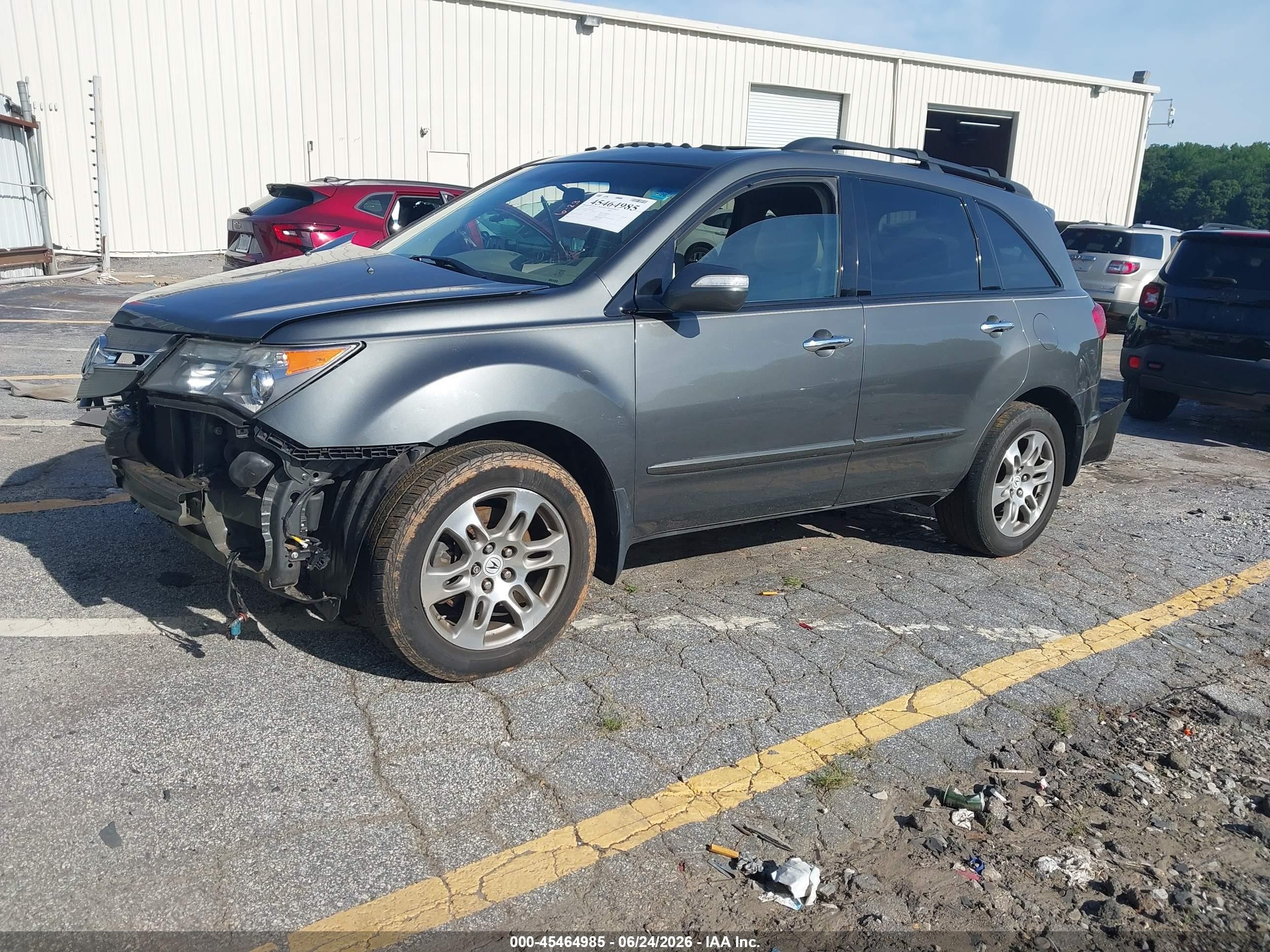 2007 Acura Mdx Technology Package Gray vin: 2HNYD28397H543641