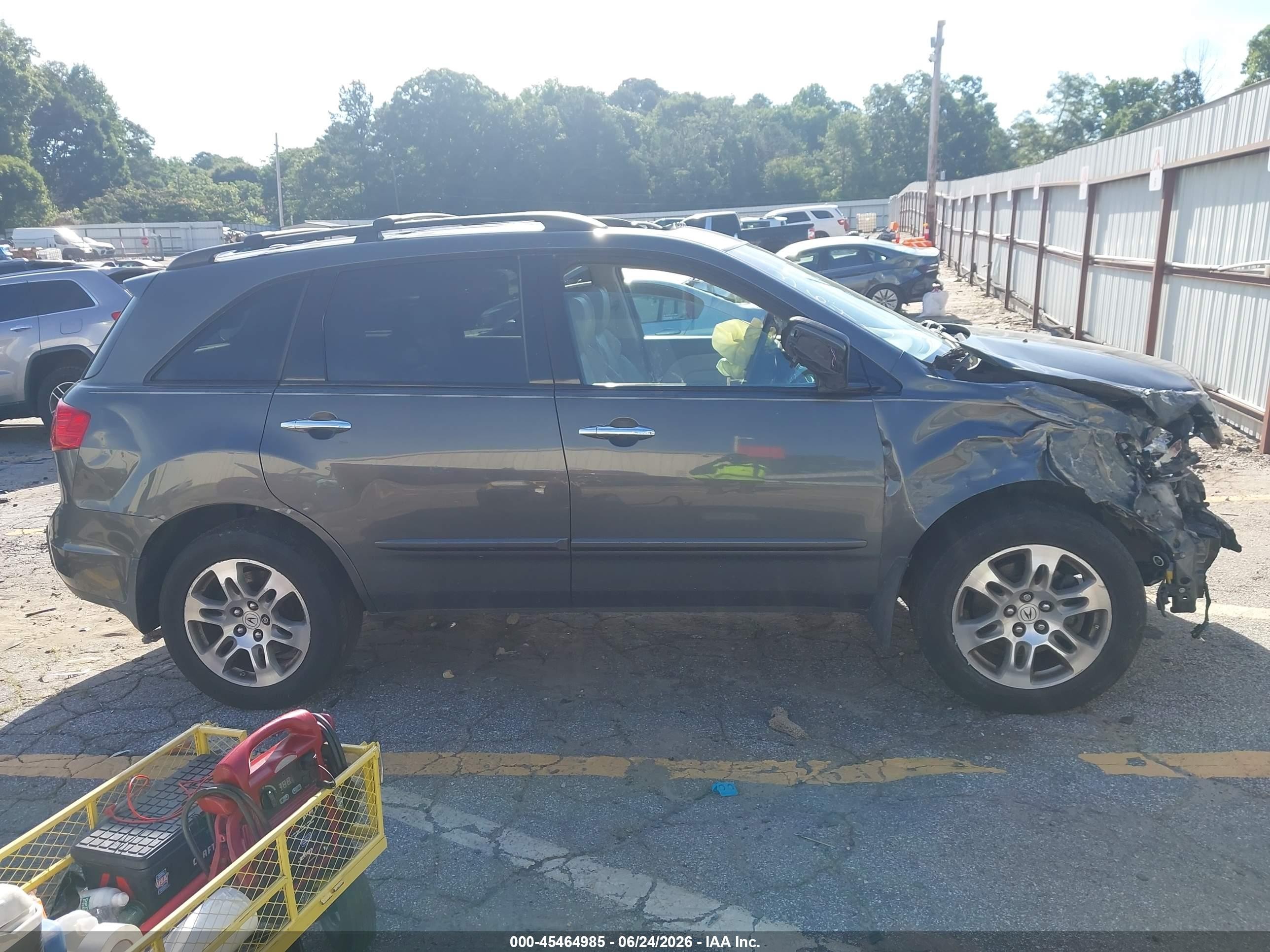 2007 Acura Mdx Technology Package Gray vin: 2HNYD28397H543641