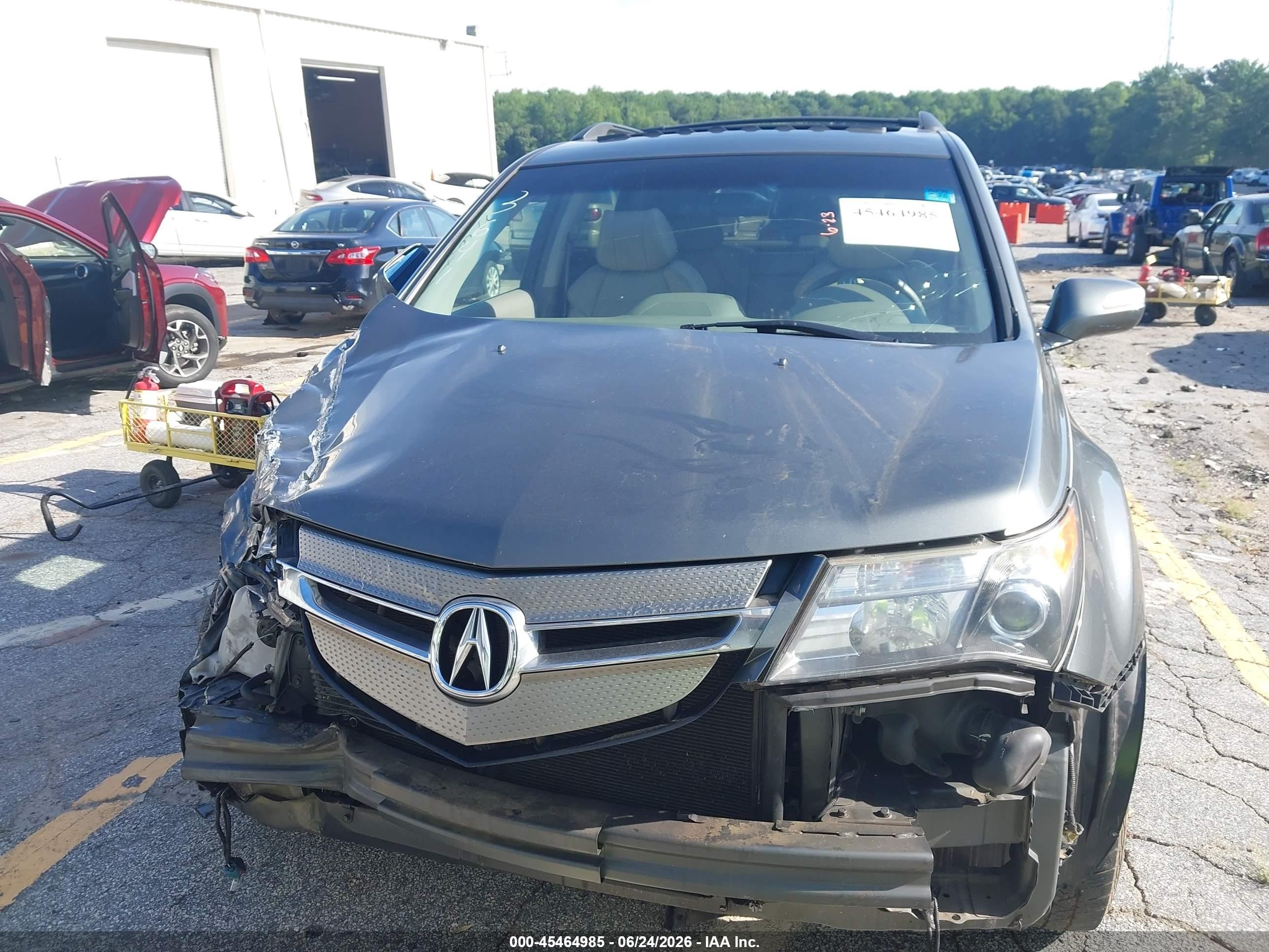 2007 Acura Mdx Technology Package Gray vin: 2HNYD28397H543641