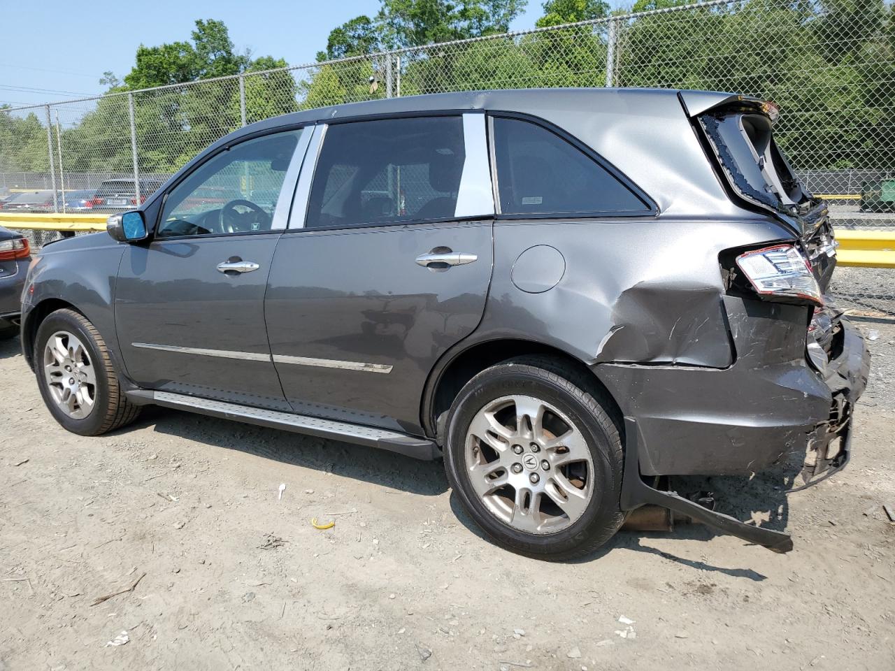 2007 Acura Mdx Technology Gray vin: 2HNYD28397H548578
