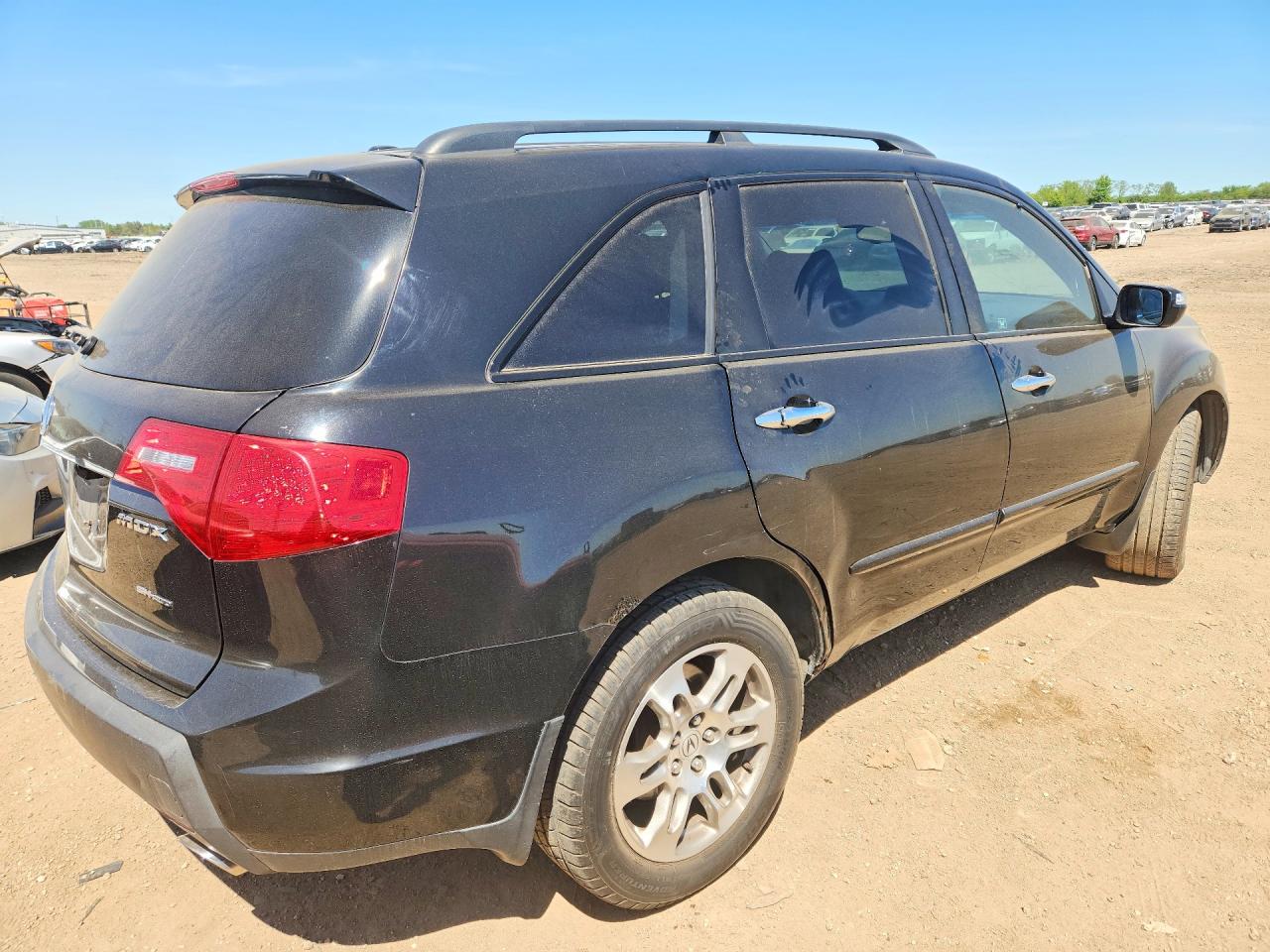 2008 Acura Mdx Technology Черный vin: 2HNYD28398H516702