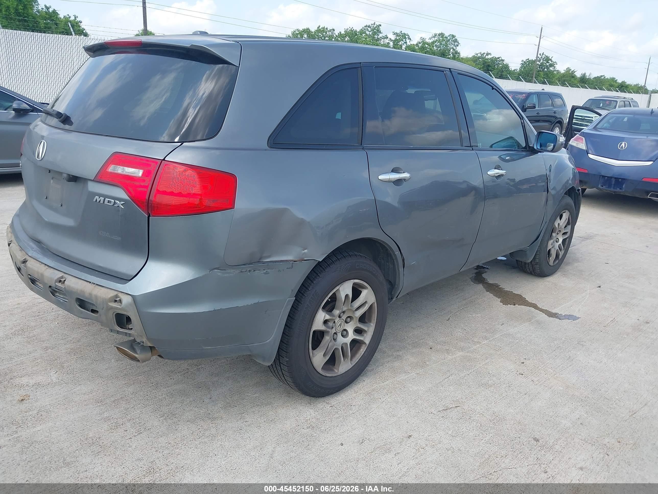 2008 Acura Mdx Technology Package Gray vin: 2HNYD28398H532737