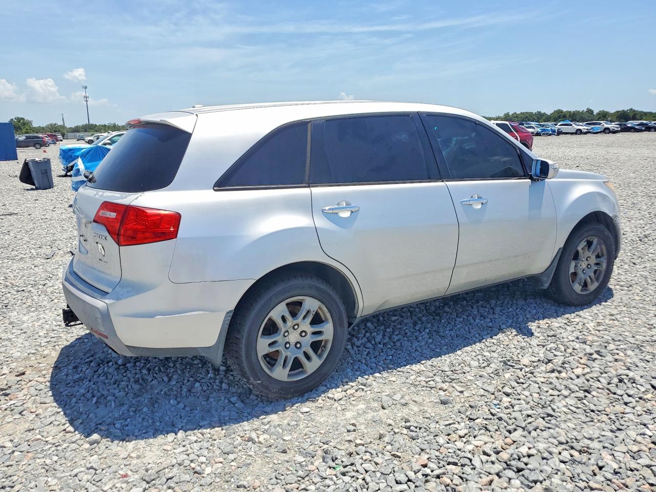 2007 Acura Mdx Technology Silver vin: 2HNYD283X7H504024