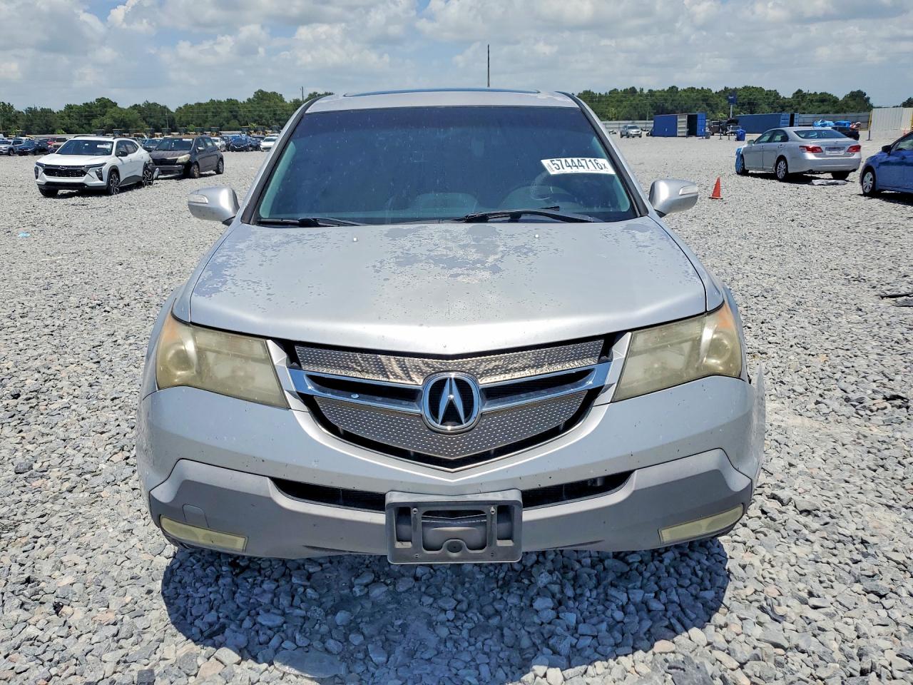 2007 Acura Mdx Technology Silver vin: 2HNYD283X7H504024