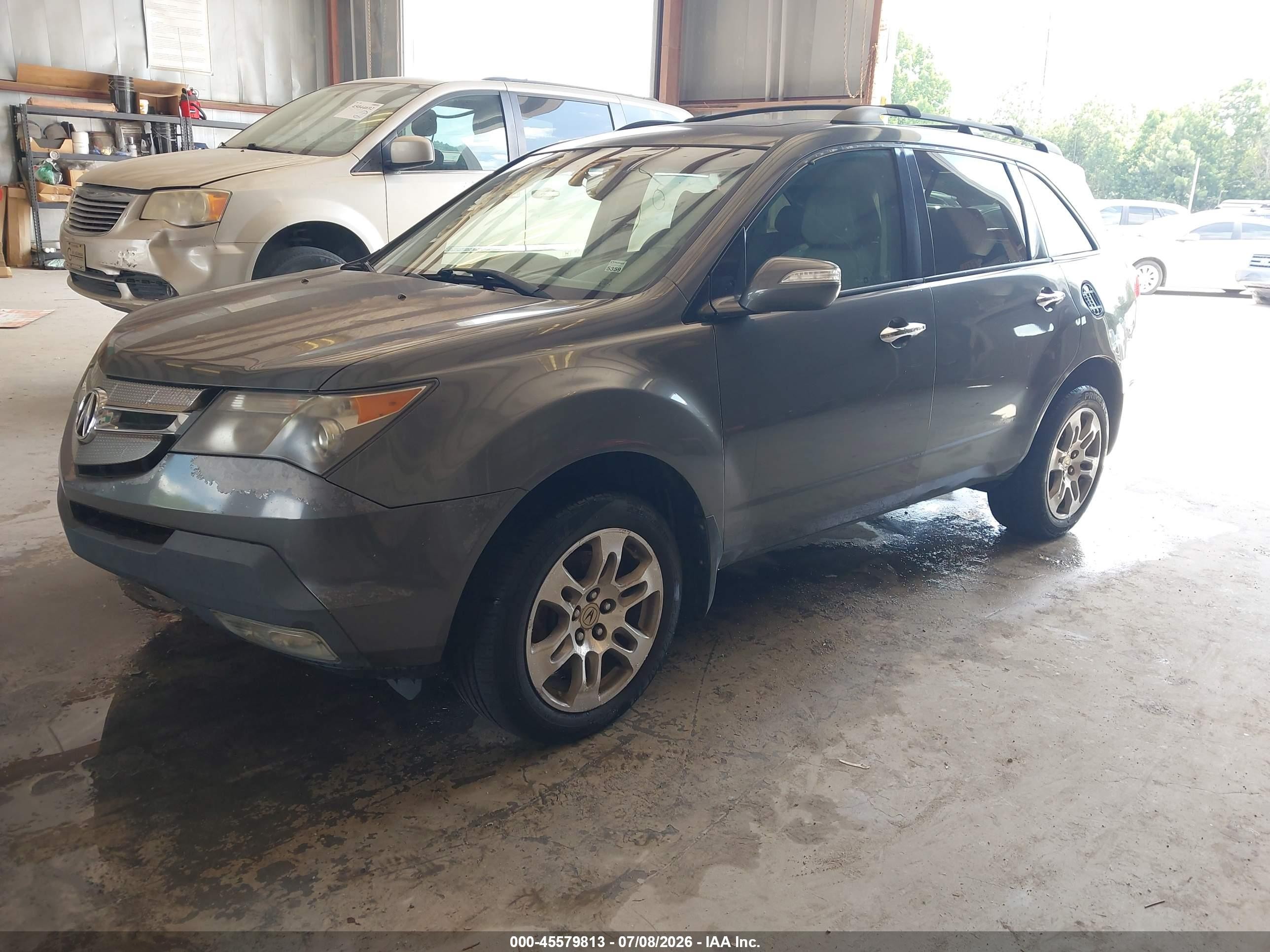 2007 Acura Mdx Technology Package Gray vin: 2HNYD283X7H506839