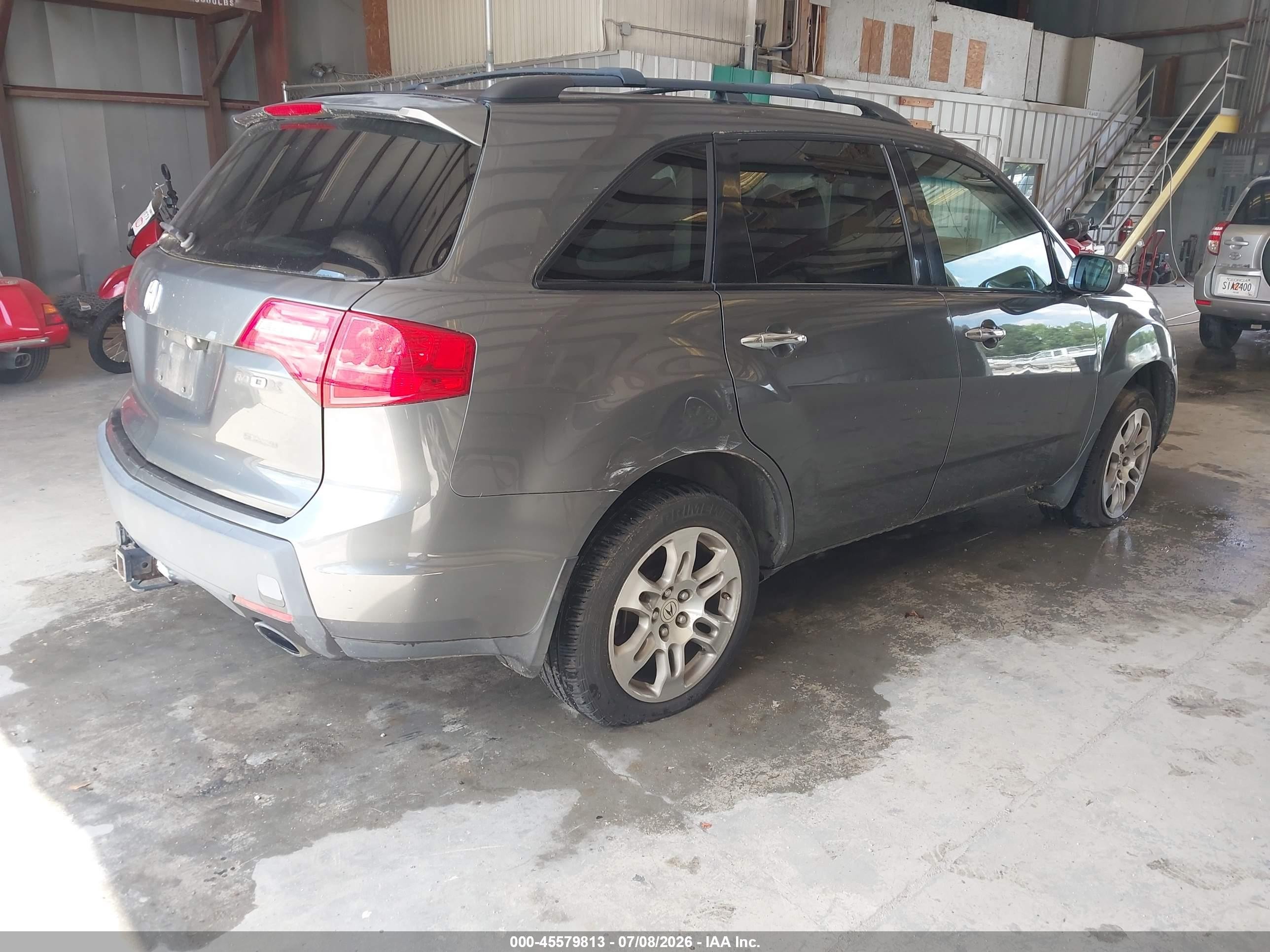 2007 Acura Mdx Technology Package Gray vin: 2HNYD283X7H506839