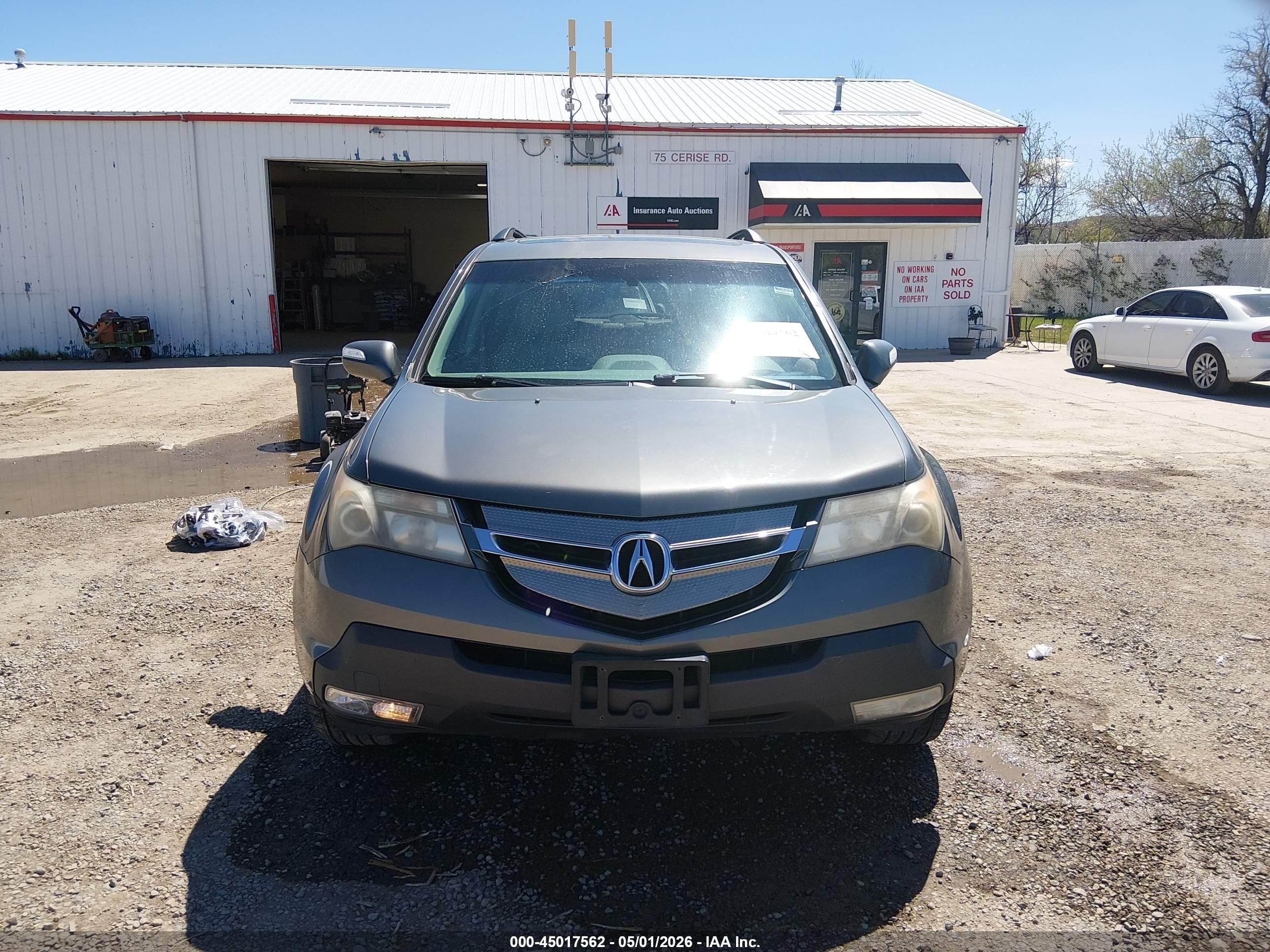 2007 Acura Mdx Technology Package Gray vin: 2HNYD283X7H506873