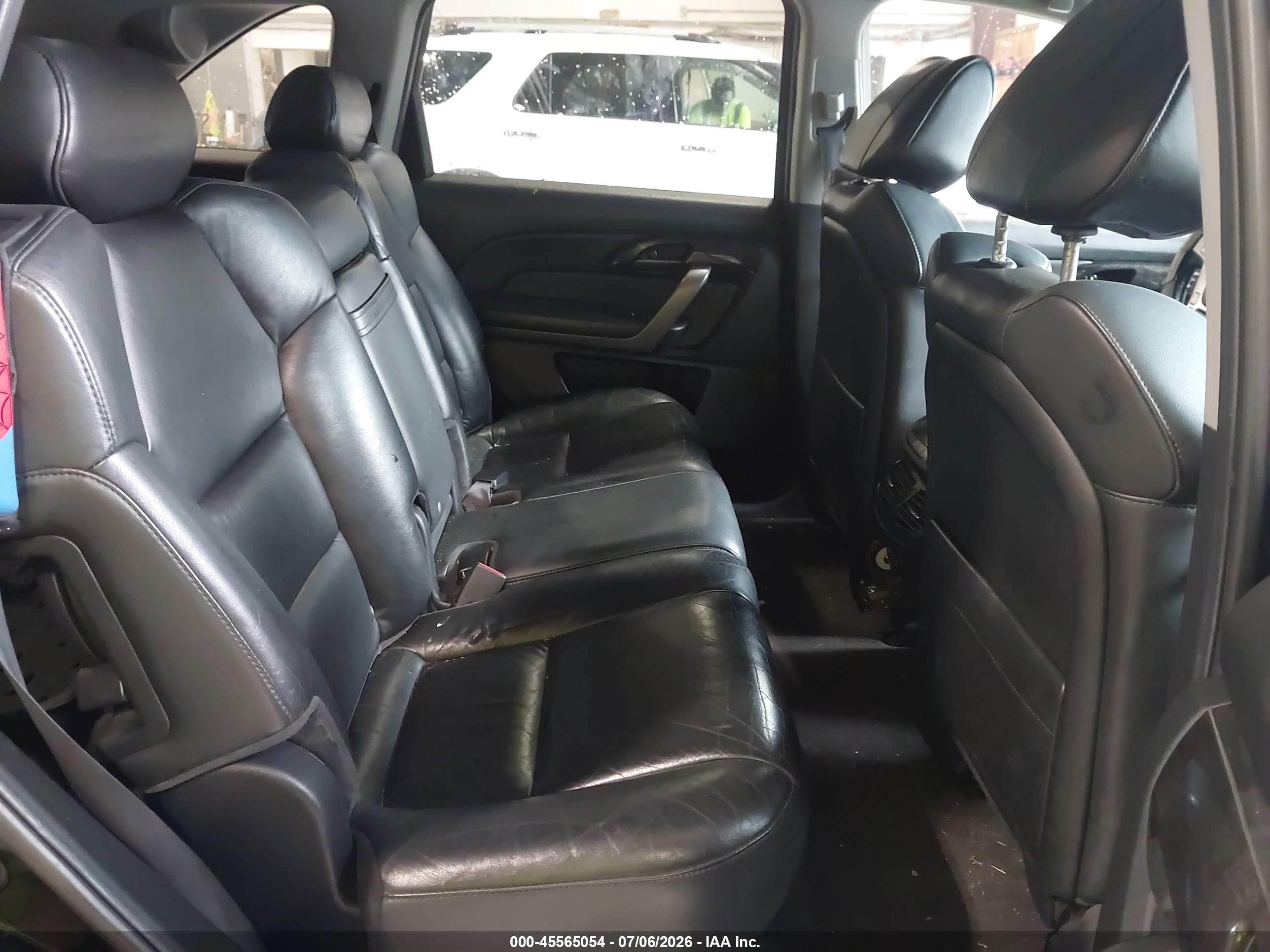 2007 Acura Mdx Technology Package Black vin: 2HNYD283X7H519378