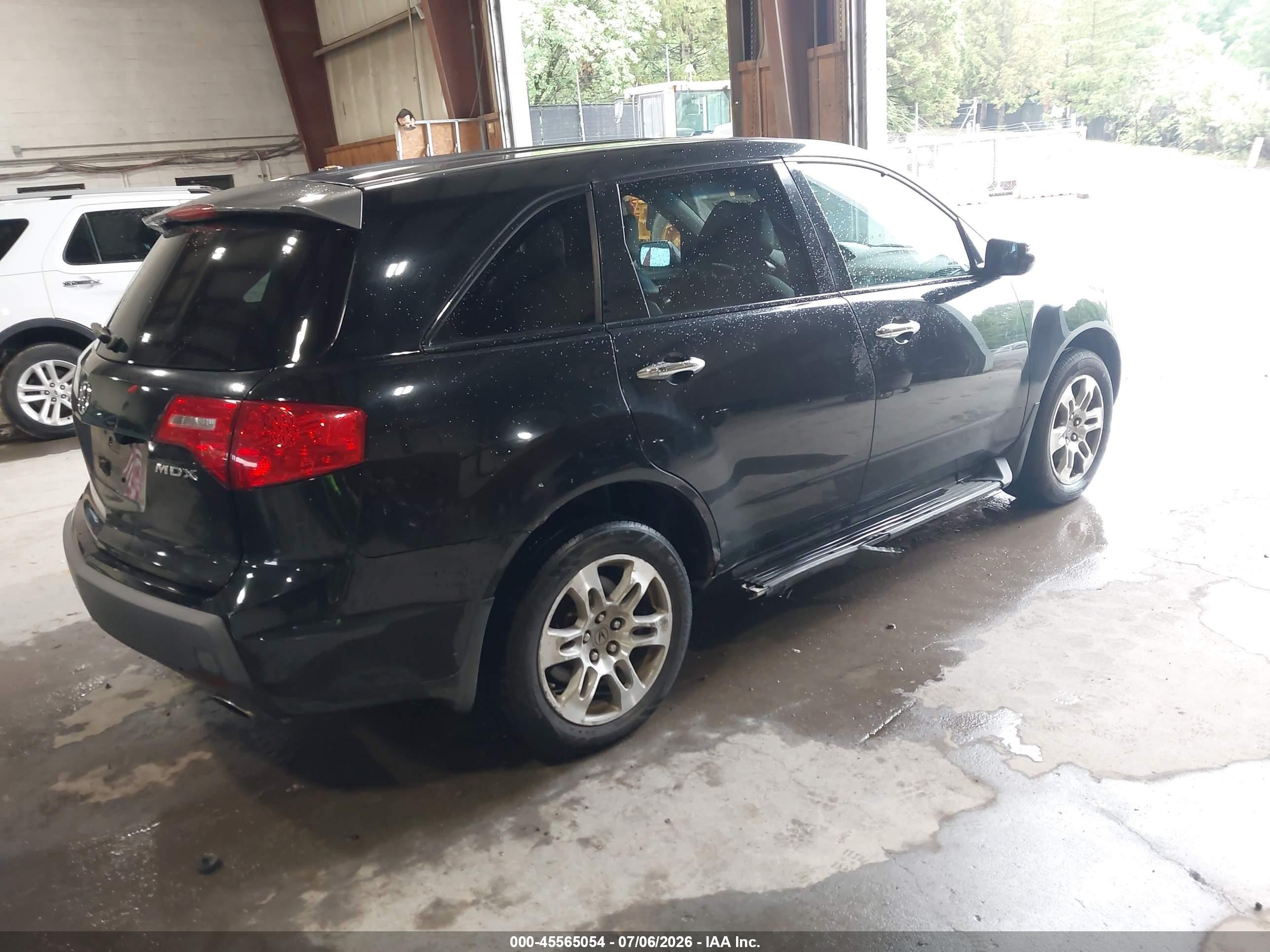 2007 Acura Mdx Technology Package Black vin: 2HNYD283X7H519378