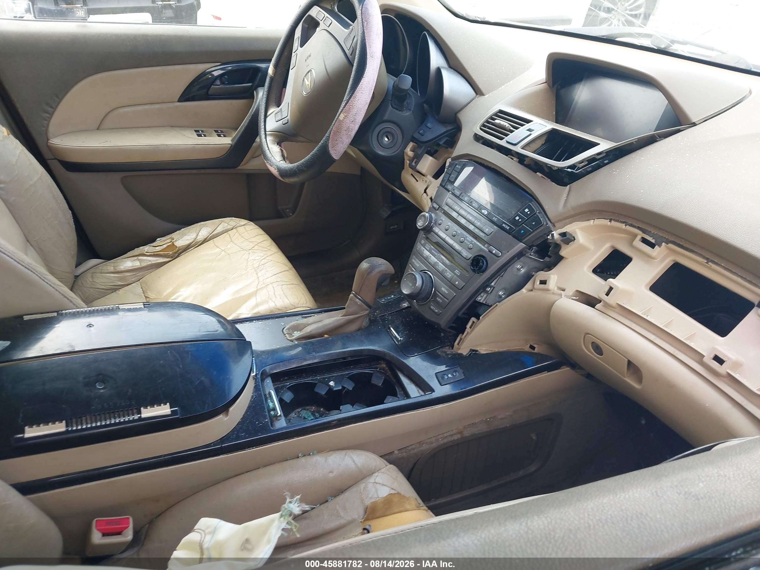 2007 Acura Mdx Technology Package White vin: 2HNYD28407H515008