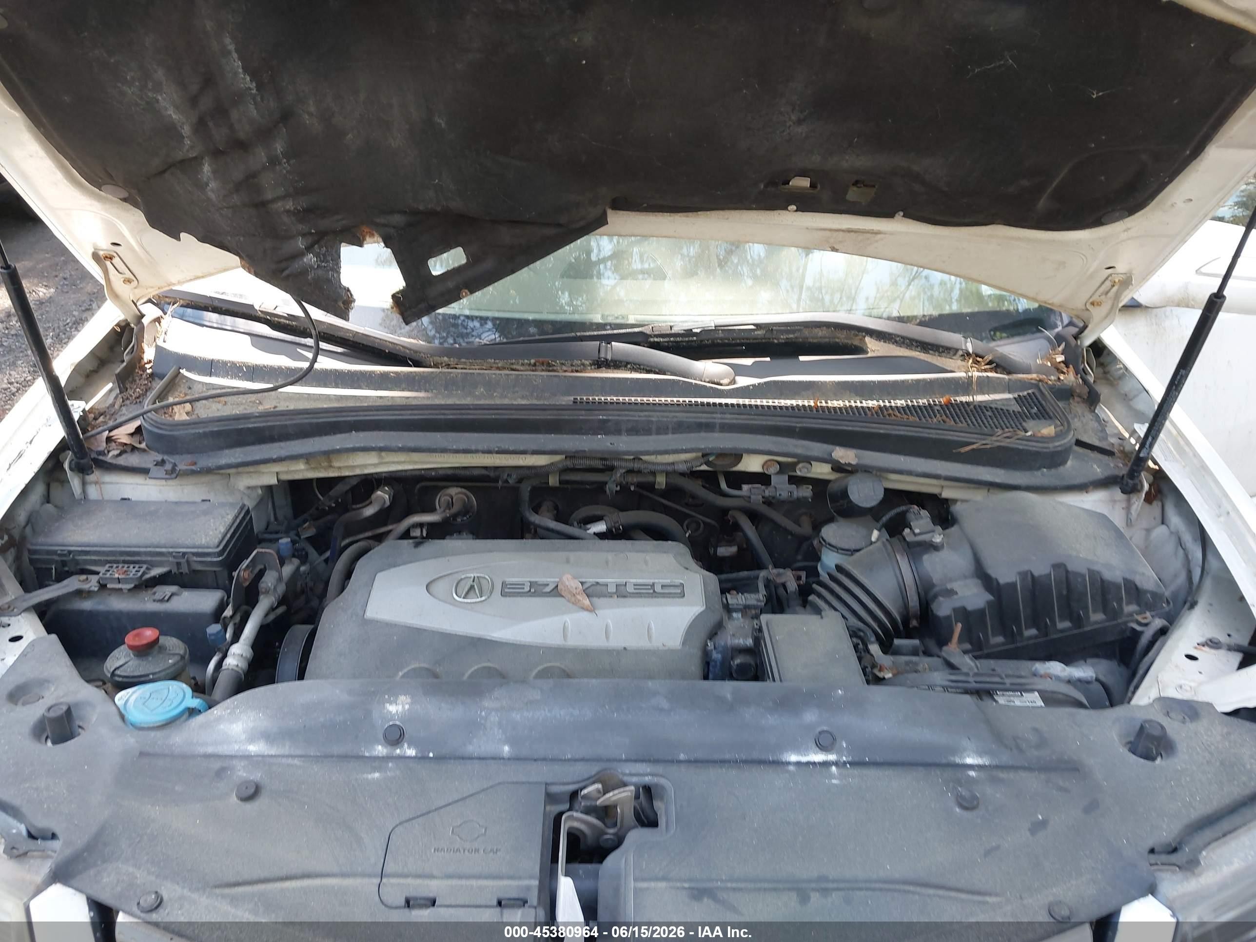 2007 Acura Mdx Technology Package White vin: 2HNYD28407H525070