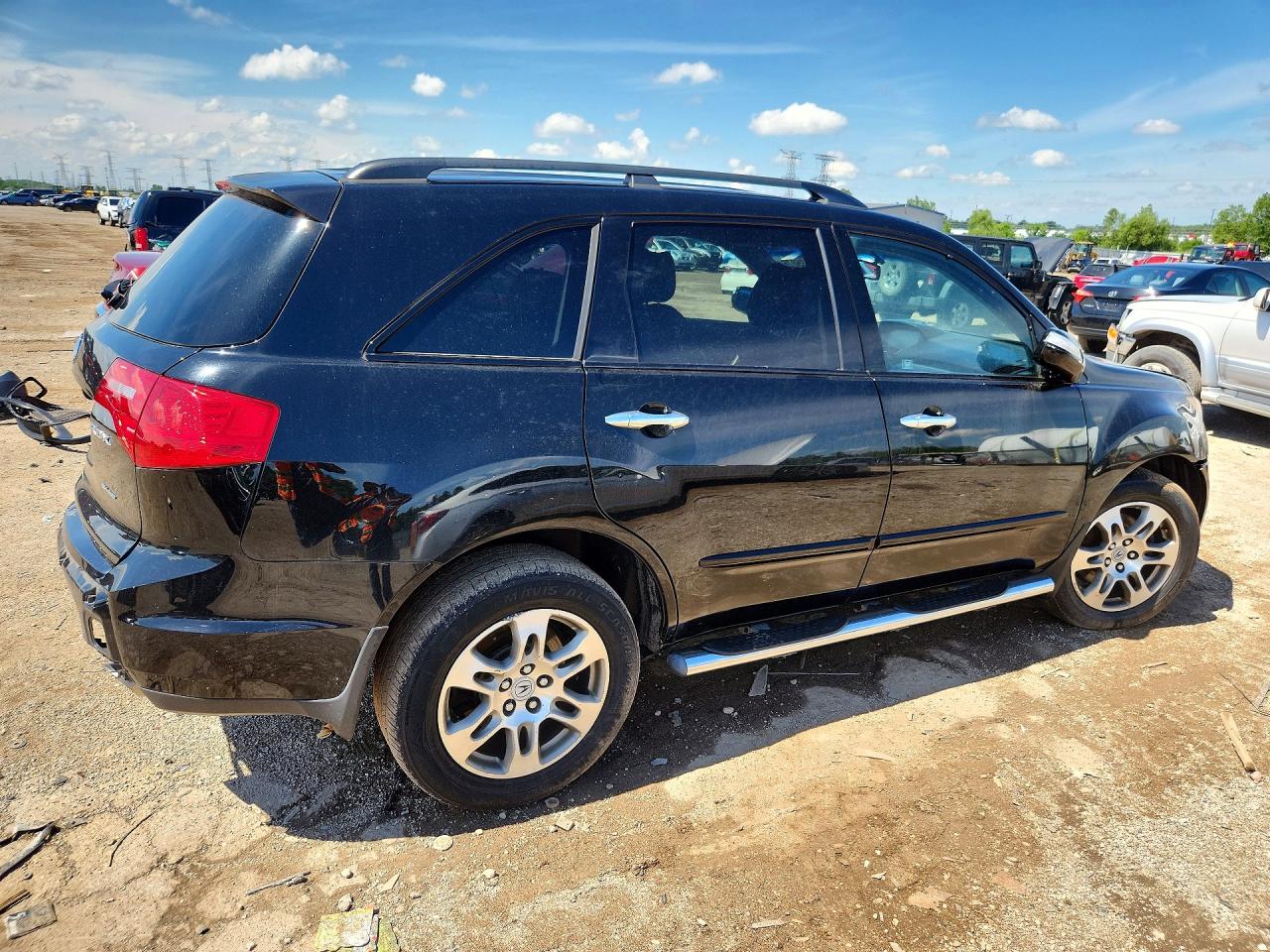 2008 Acura Mdx Technology Black vin: 2HNYD28408H524356
