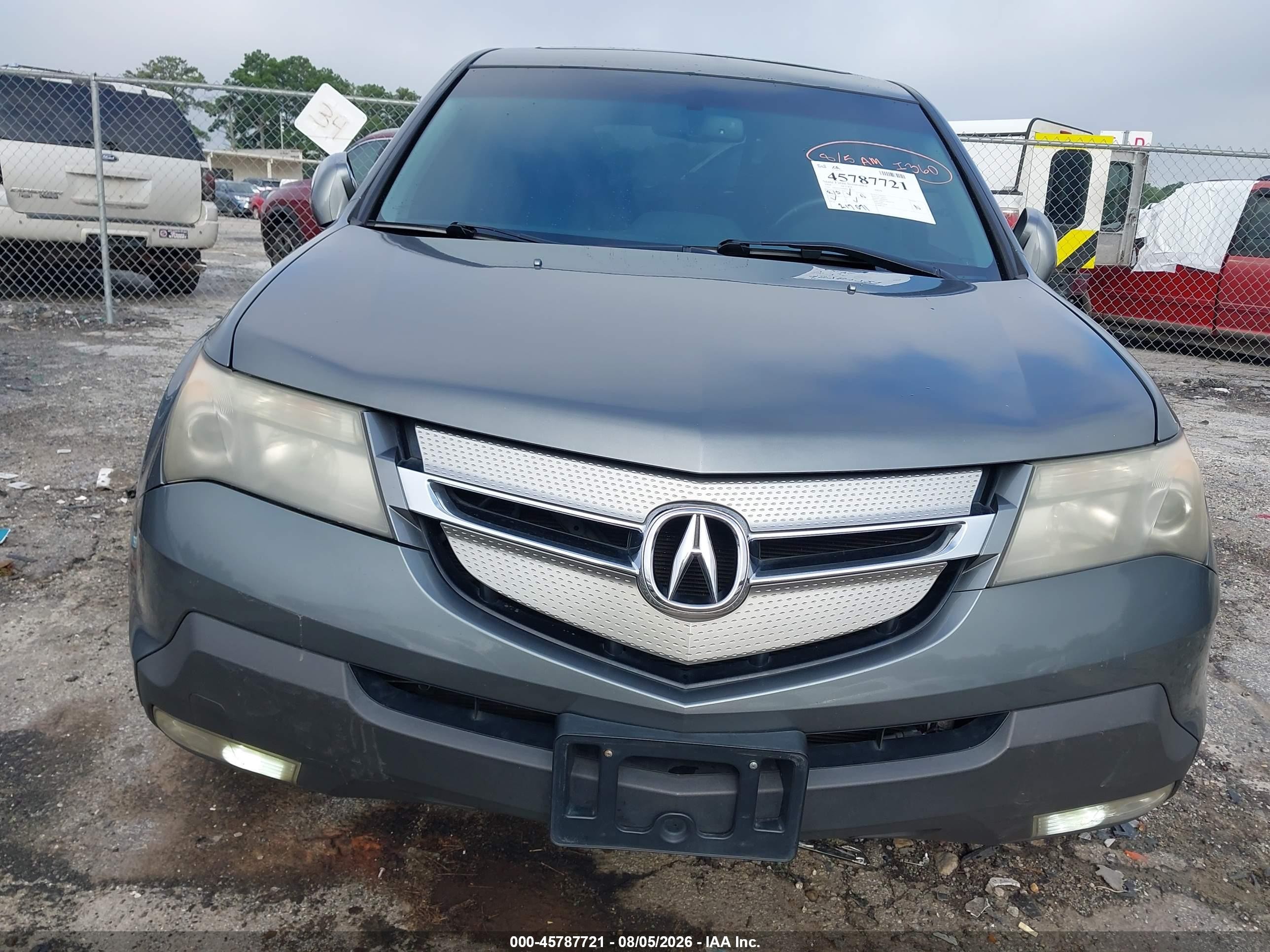 2008 Acura Mdx Technology Package Gray vin: 2HNYD28408H538631