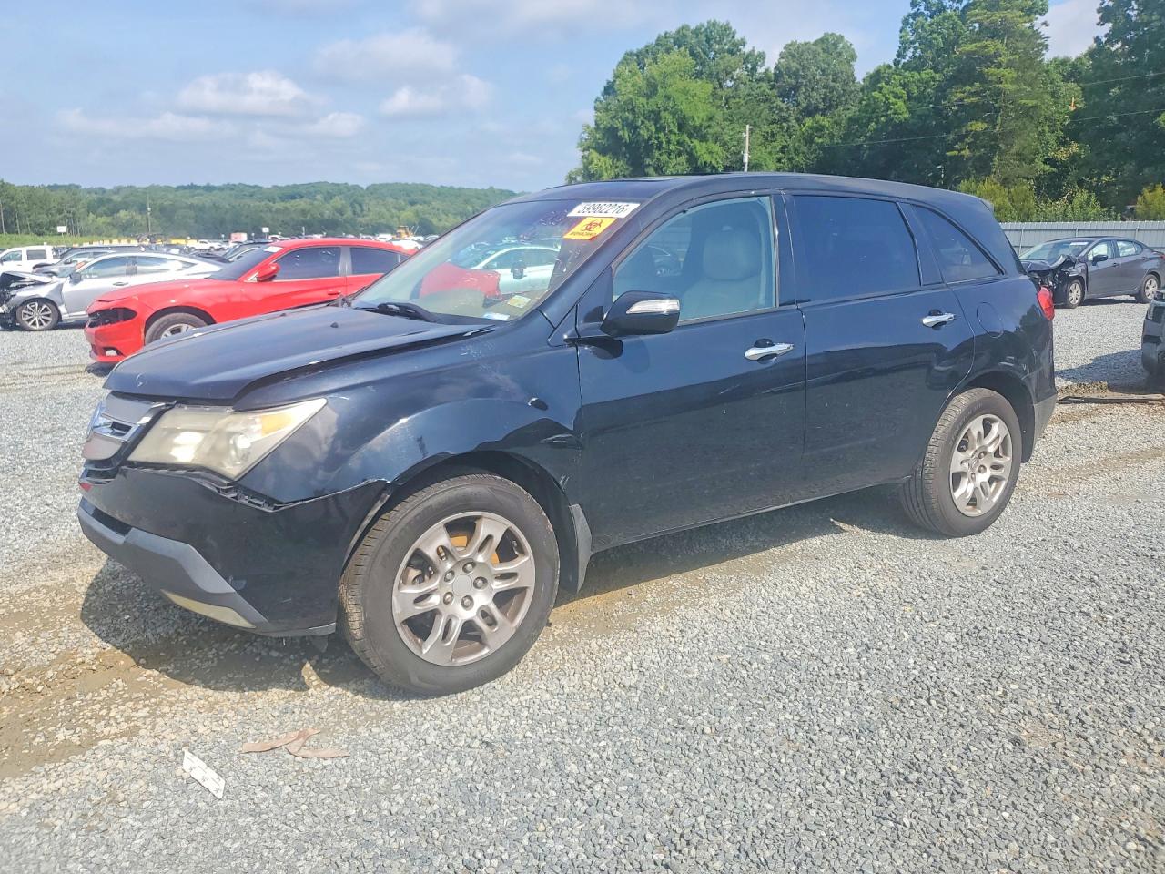 2009 Acura Mdx Technology Black vin: 2HNYD28409H526464