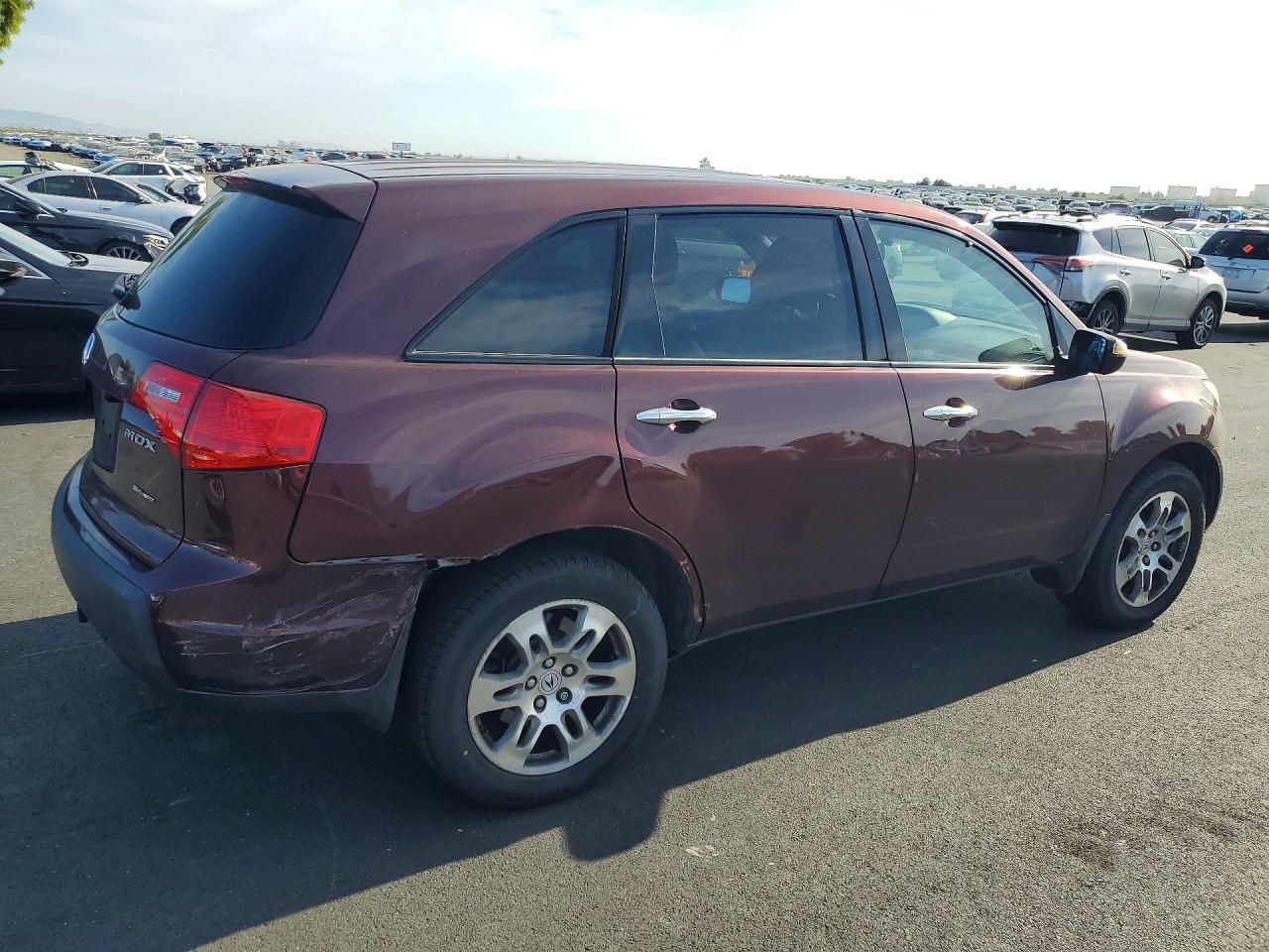 2008 Acura Mdx Technology Burgundy vin: 2HNYD28418H529291