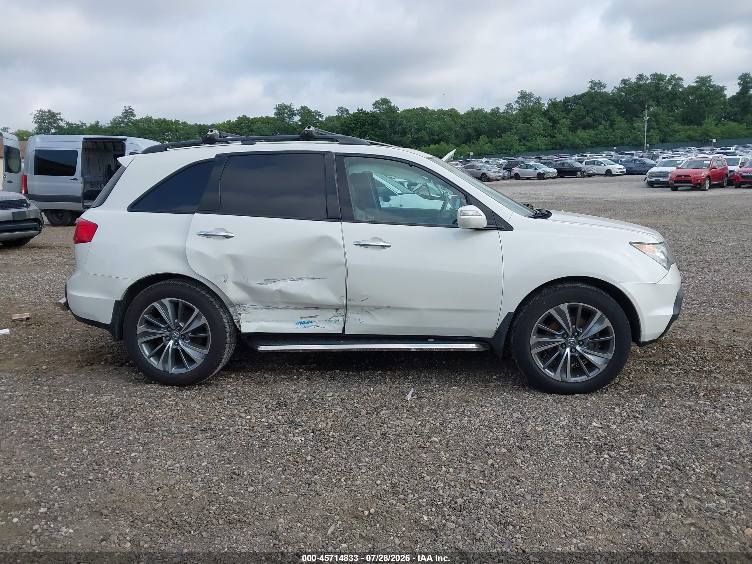 2009 Acura Mdx Technology Package Белый vin: 2HNYD28419H506952