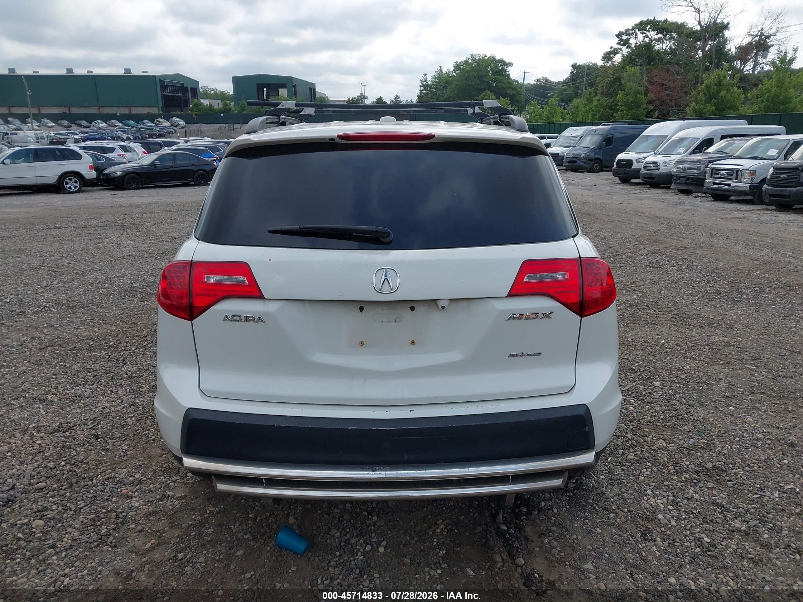 2009 Acura Mdx Technology Package Белый vin: 2HNYD28419H506952