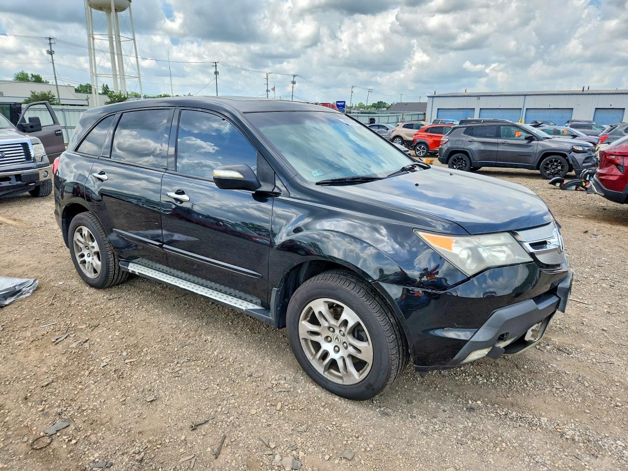 2008 Acura Mdx Technology Black vin: 2HNYD28438H509575