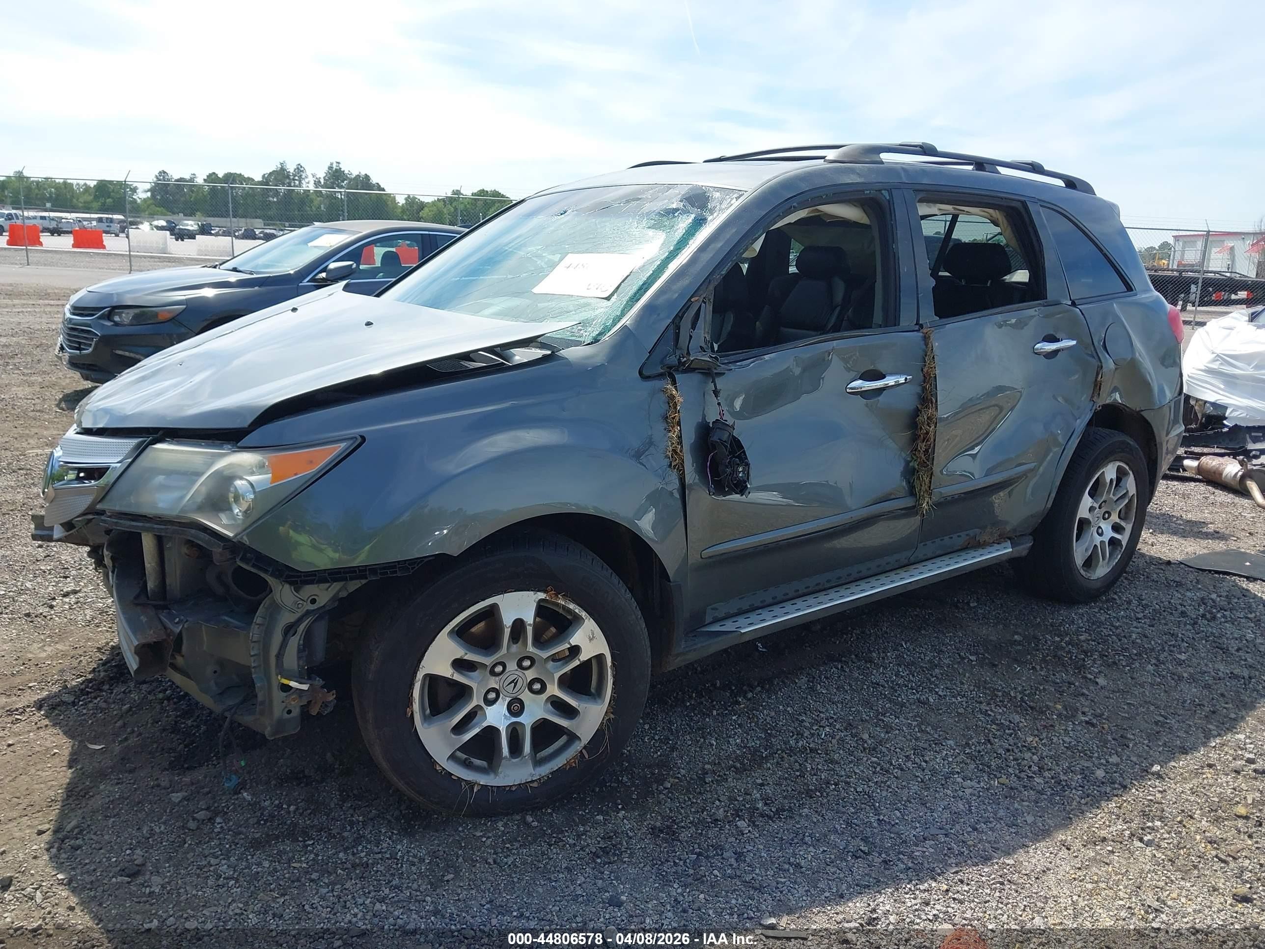 2008 Acura Mdx Technology Package Gray vin: 2HNYD28438H513464