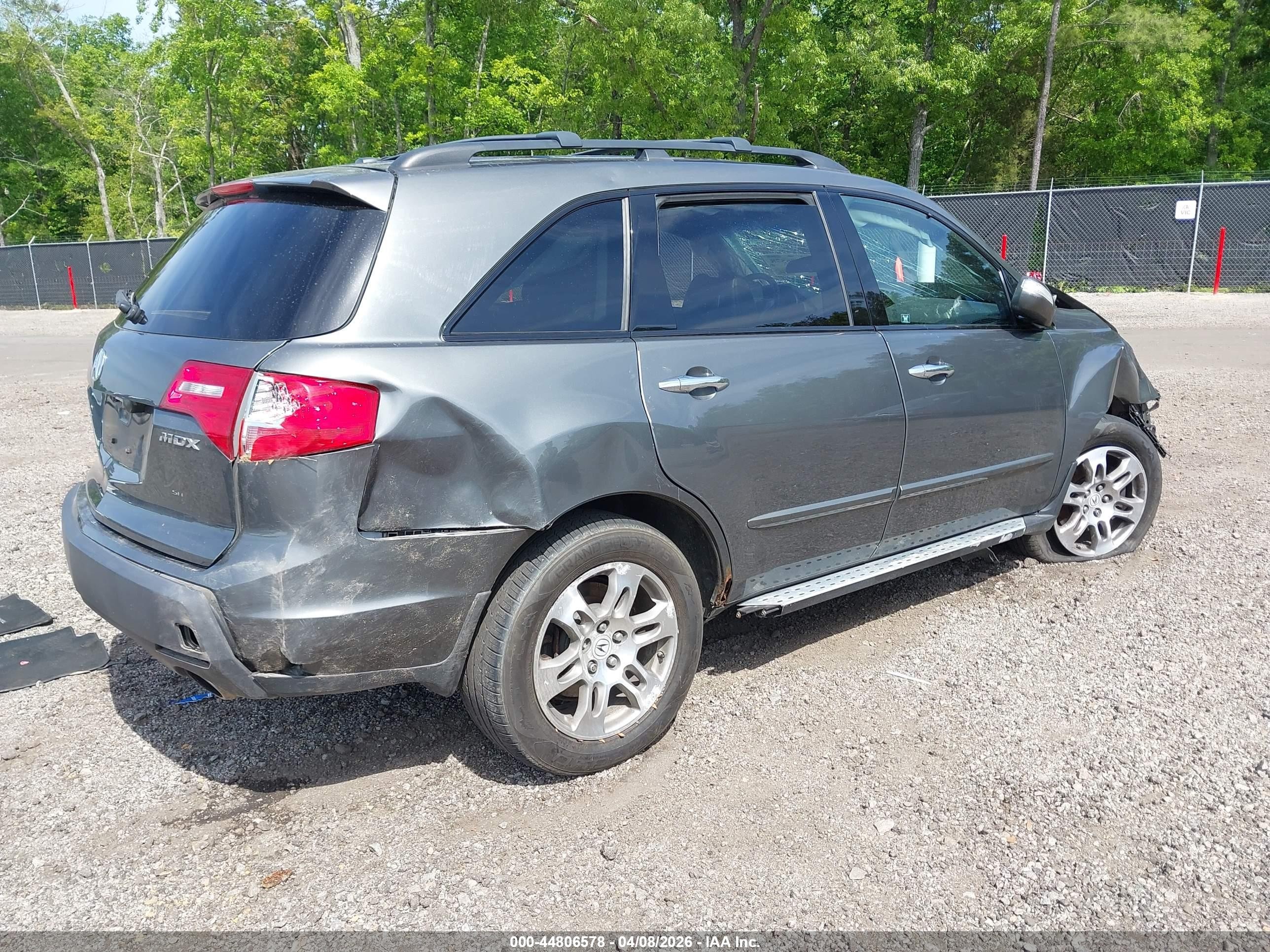 2008 Acura Mdx Technology Package Gray vin: 2HNYD28438H513464