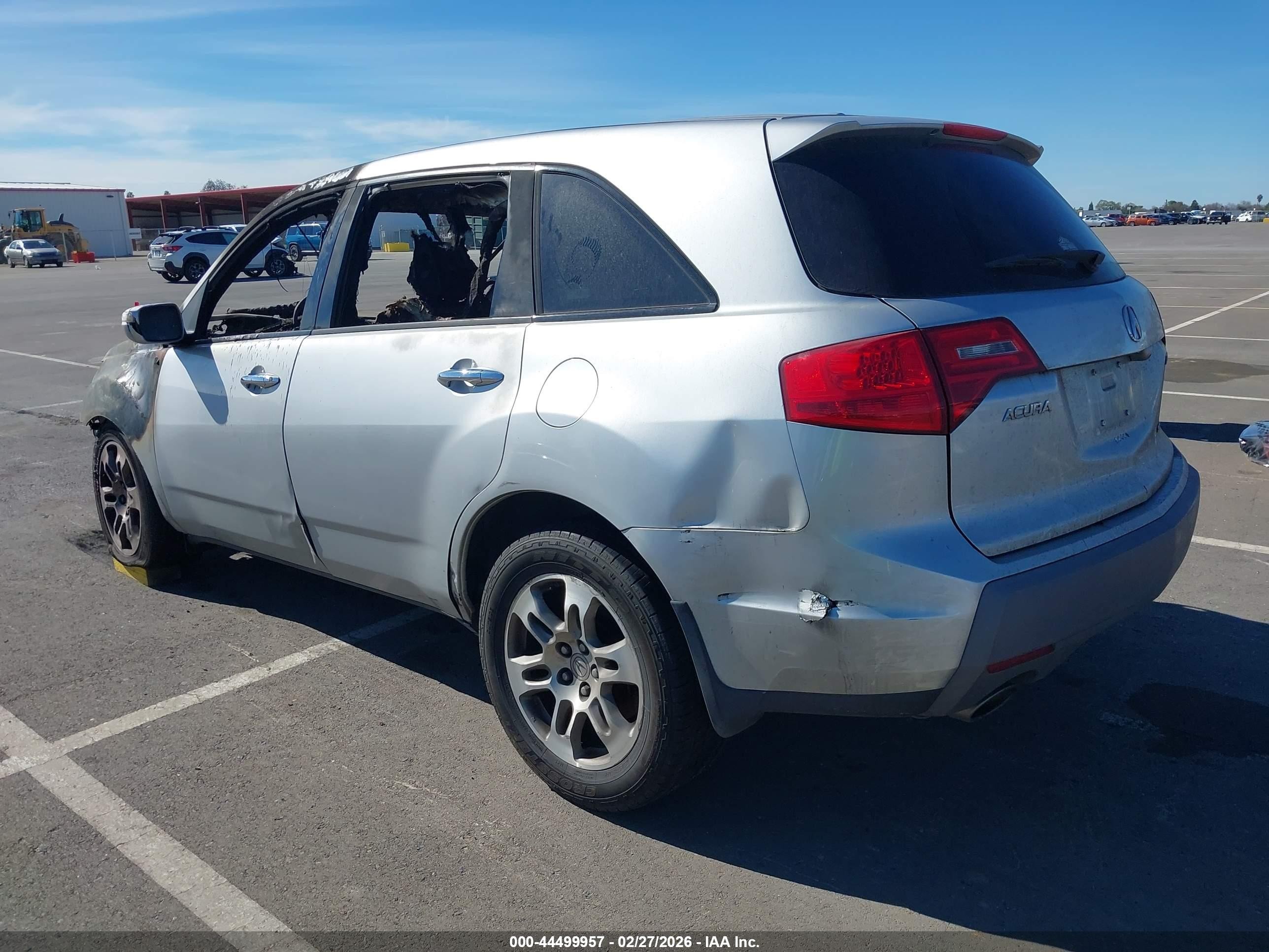 2008 Acura Mdx Technology Package Silver vin: 2HNYD28438H535626