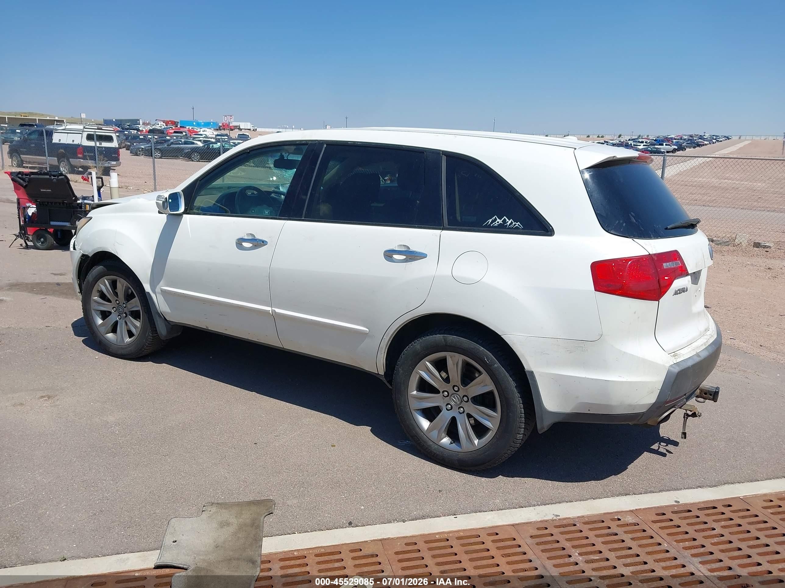 2008 Acura Mdx Technology Package White vin: 2HNYD28438H551857