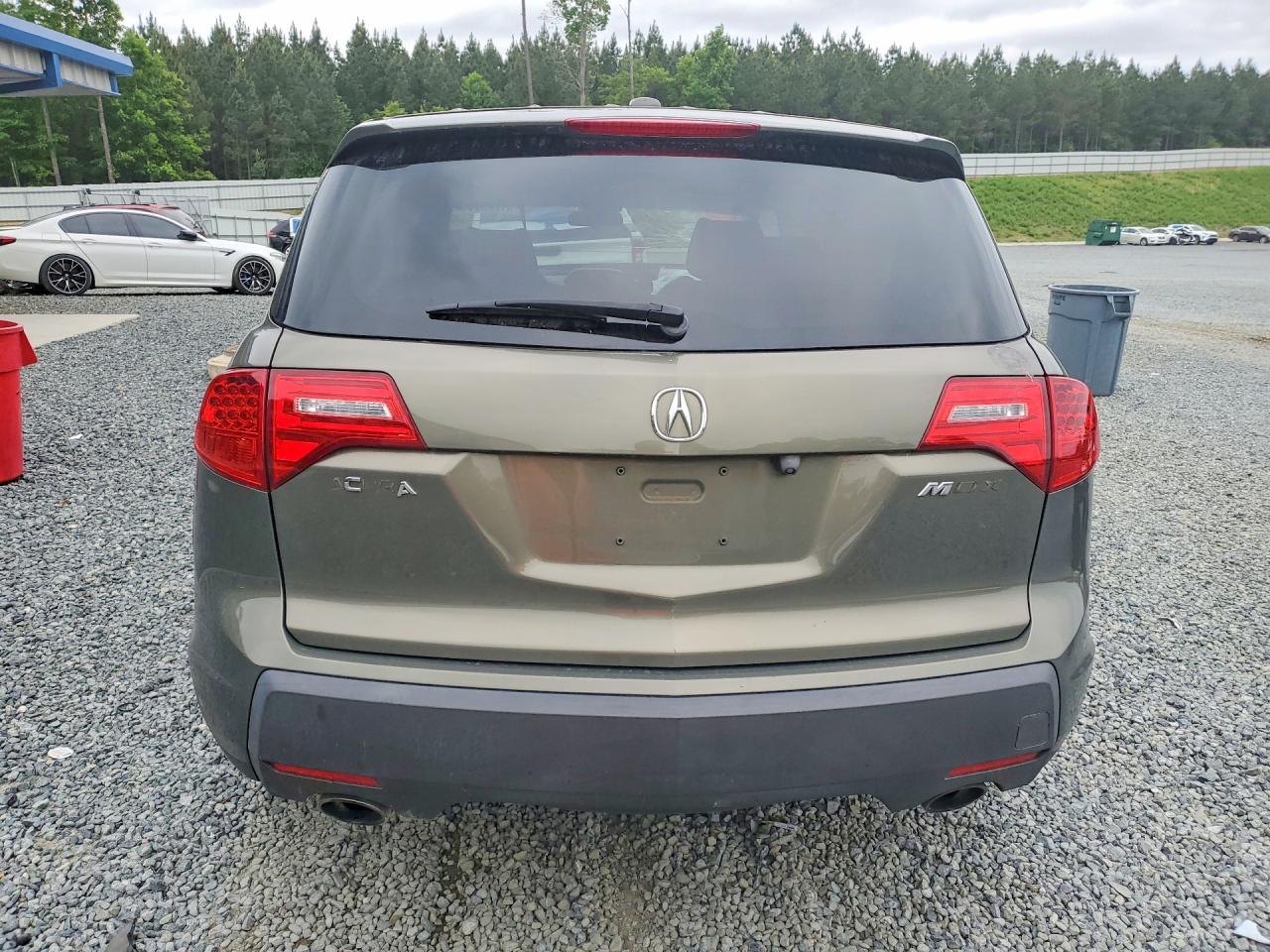 2007 Acura Mdx Technology Brown vin: 2HNYD28447H533818