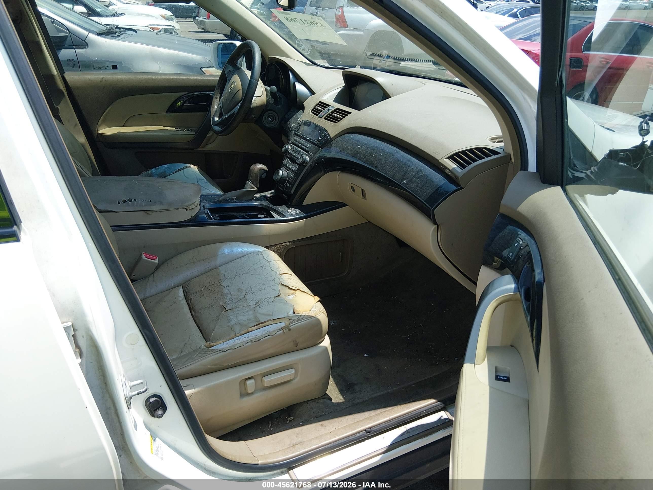 2008 Acura Mdx Technology Package White vin: 2HNYD28448H500903