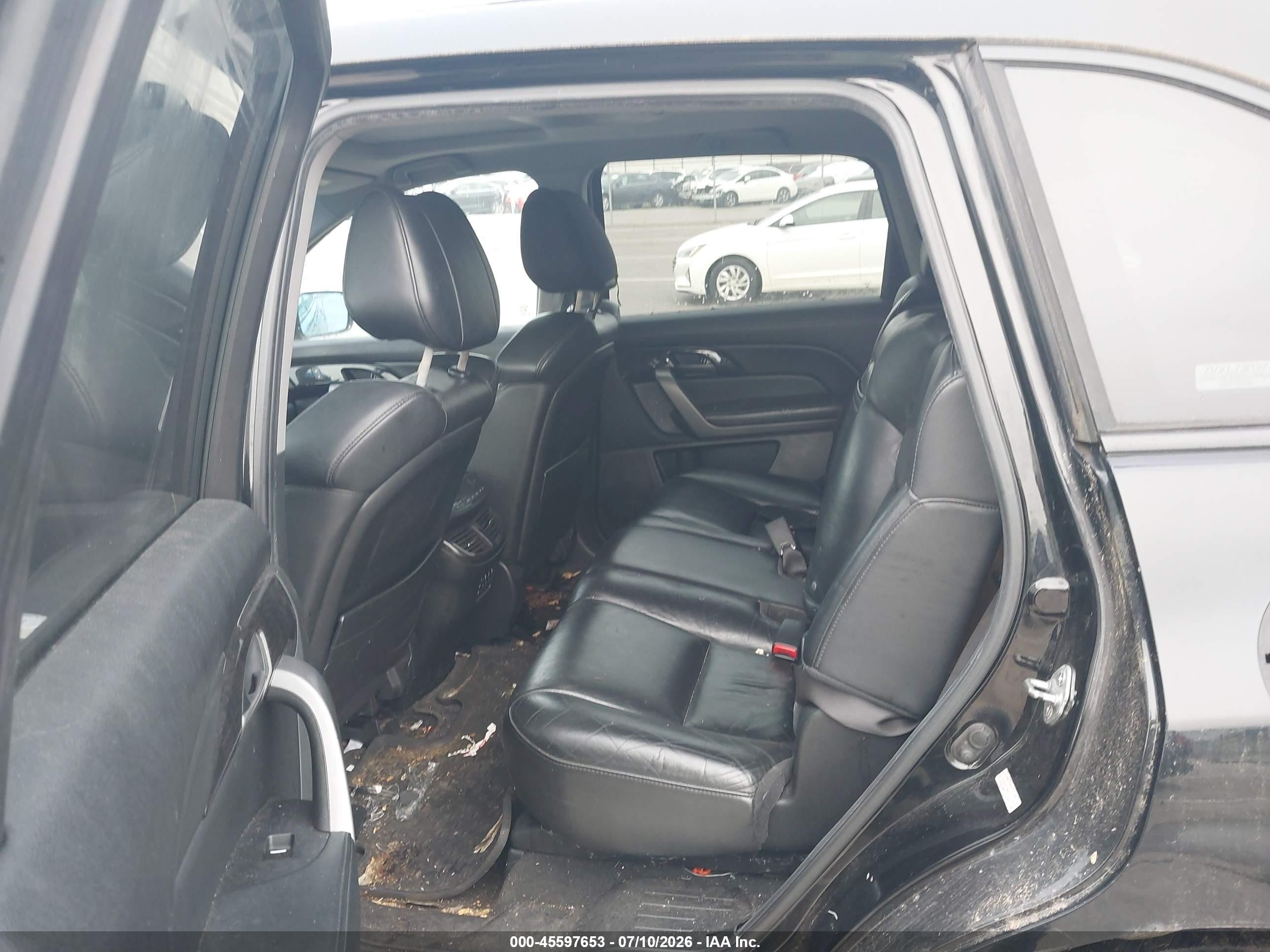 2008 Acura Mdx Technology Package Black vin: 2HNYD28448H501226