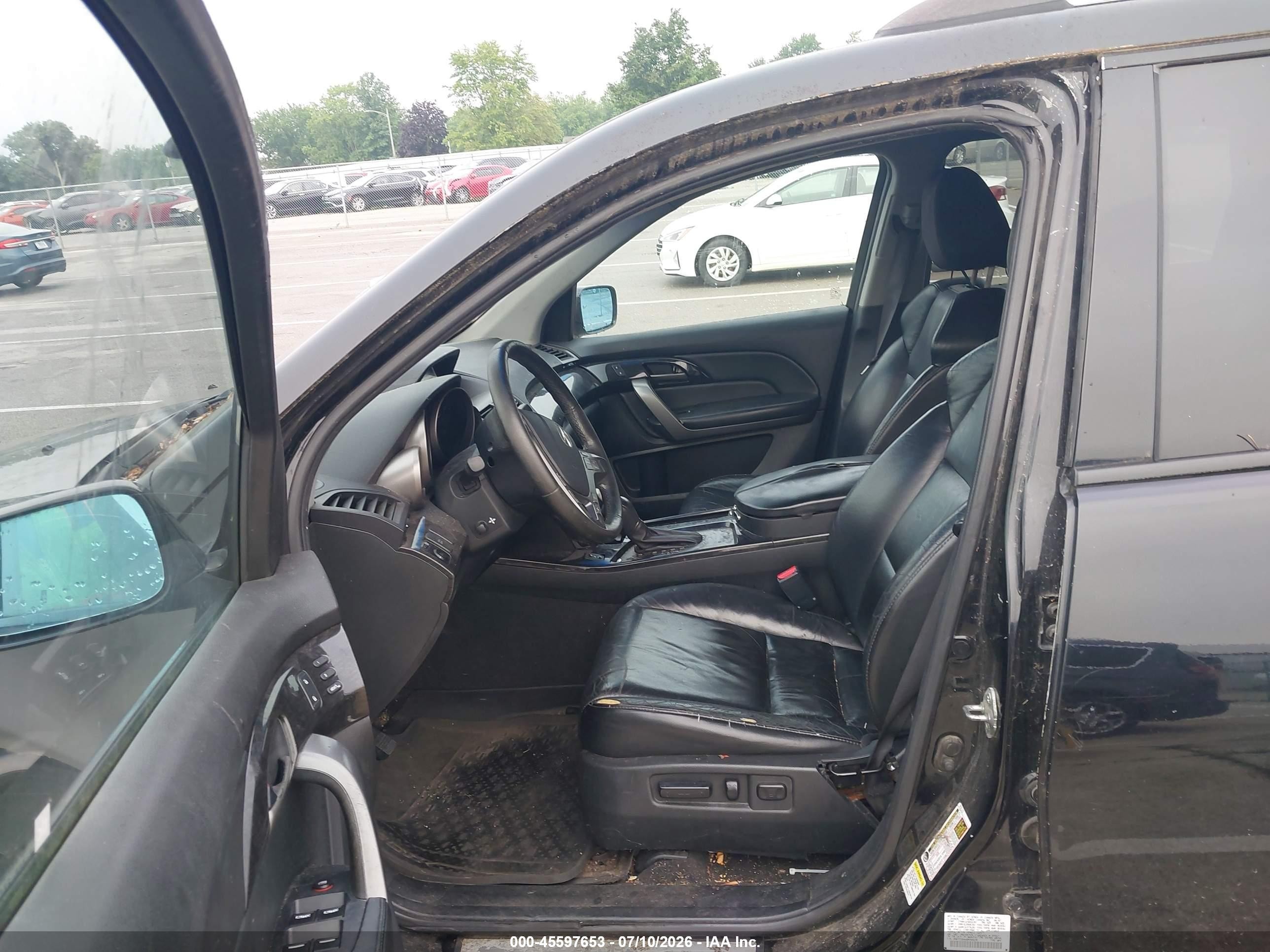 2008 Acura Mdx Technology Package Black vin: 2HNYD28448H501226