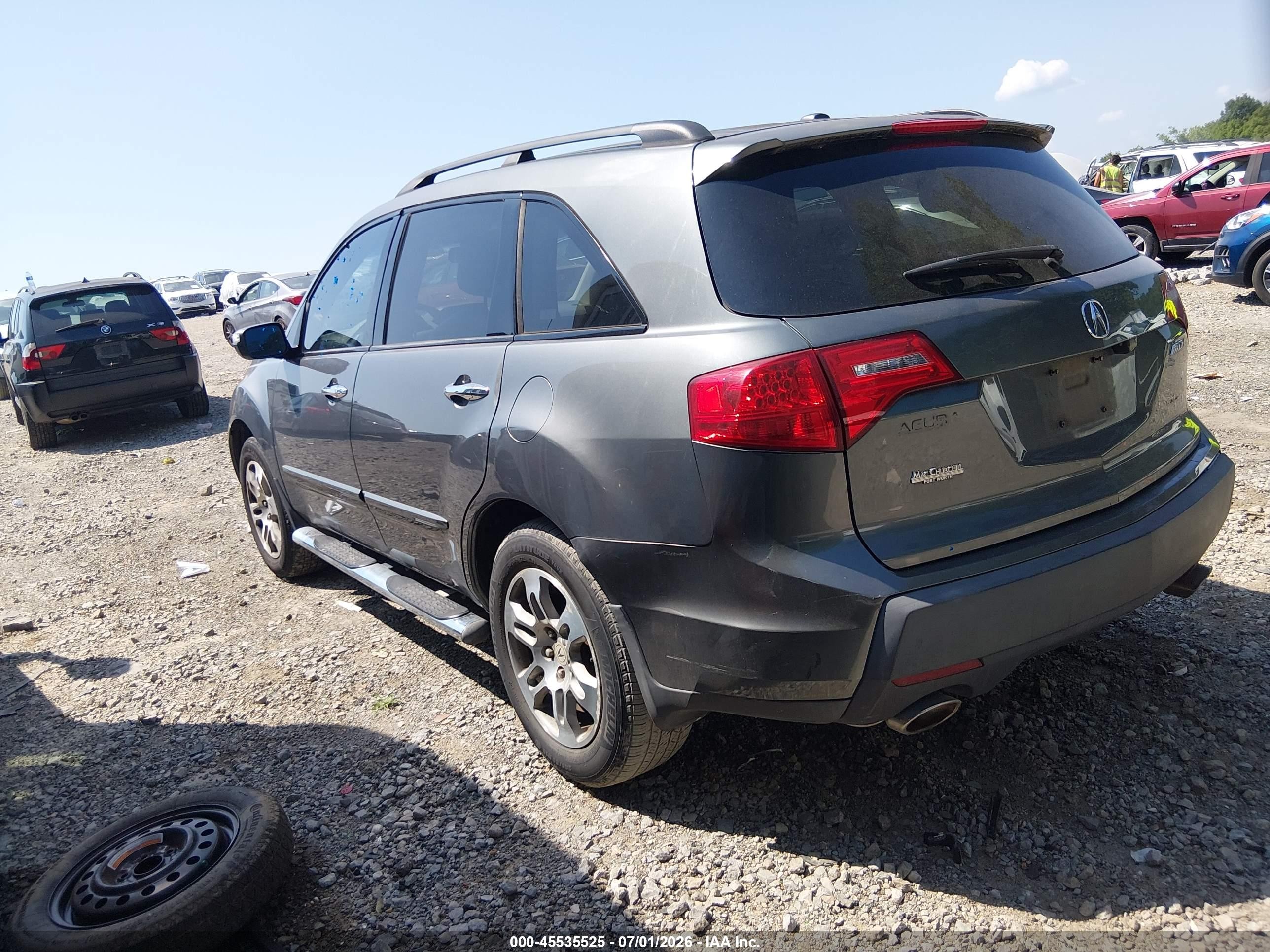 2008 Acura Mdx Technology Package Silver vin: 2HNYD28448H526336