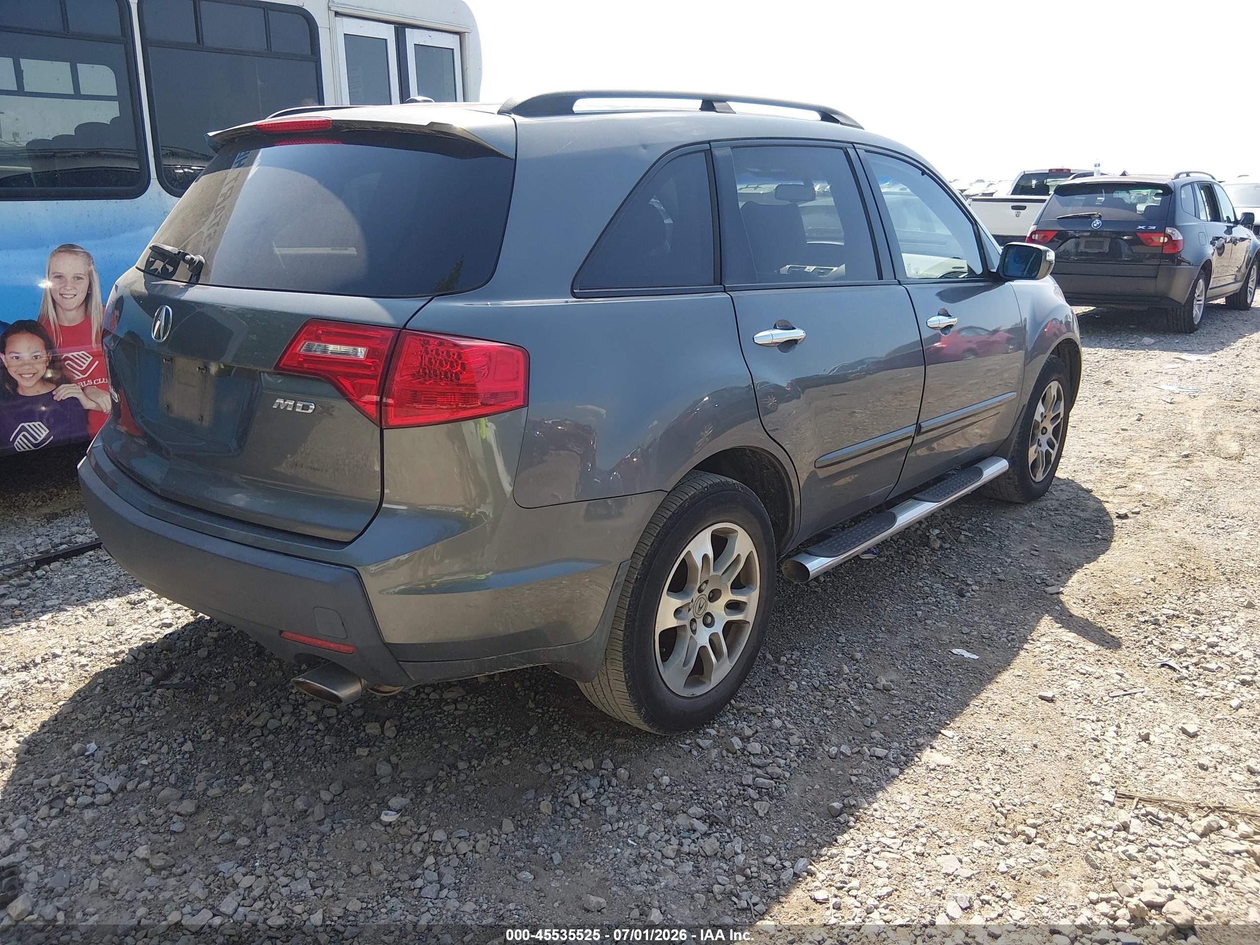 2008 Acura Mdx Technology Package Silver vin: 2HNYD28448H526336