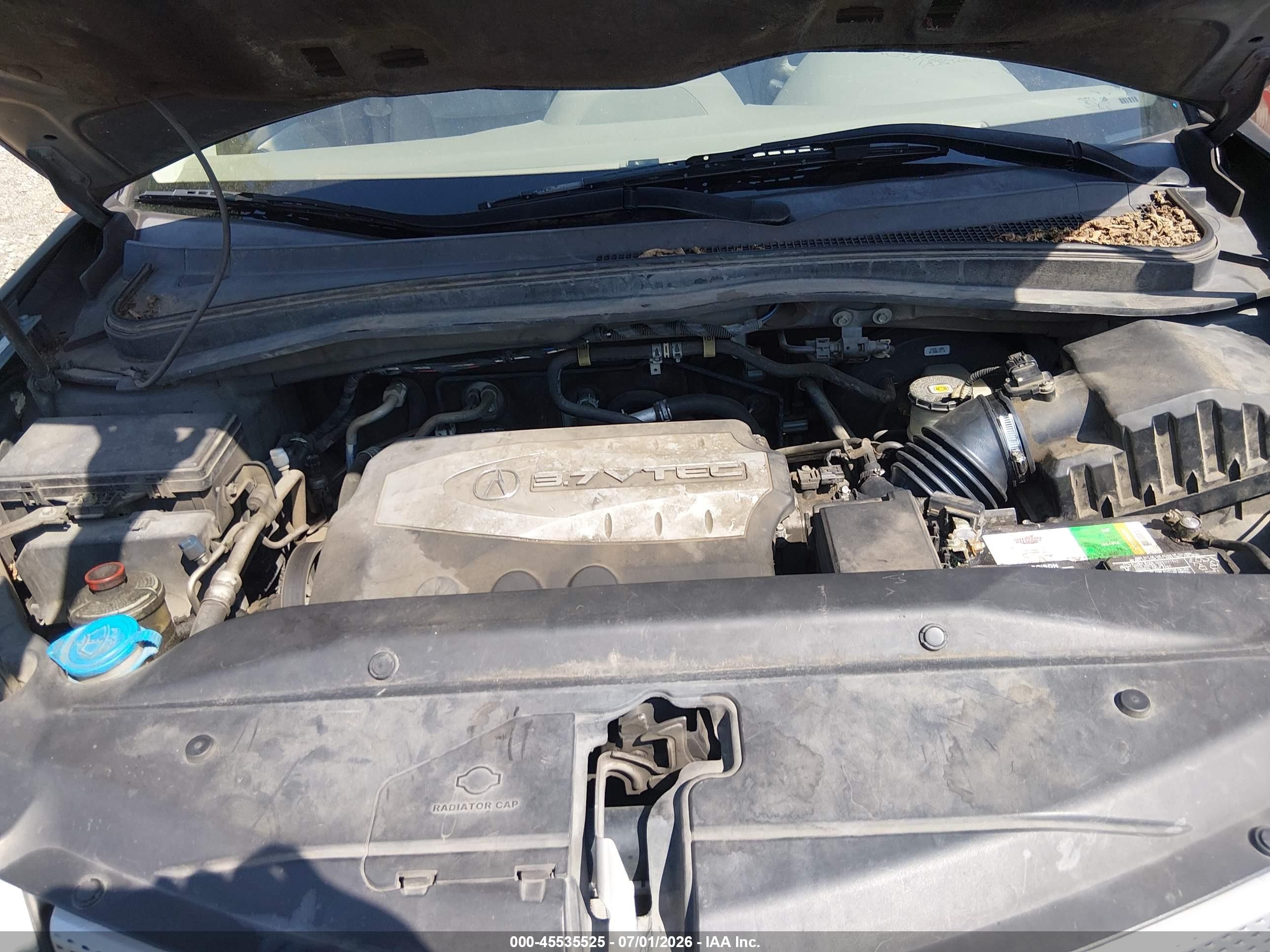 2008 Acura Mdx Technology Package Silver vin: 2HNYD28448H526336